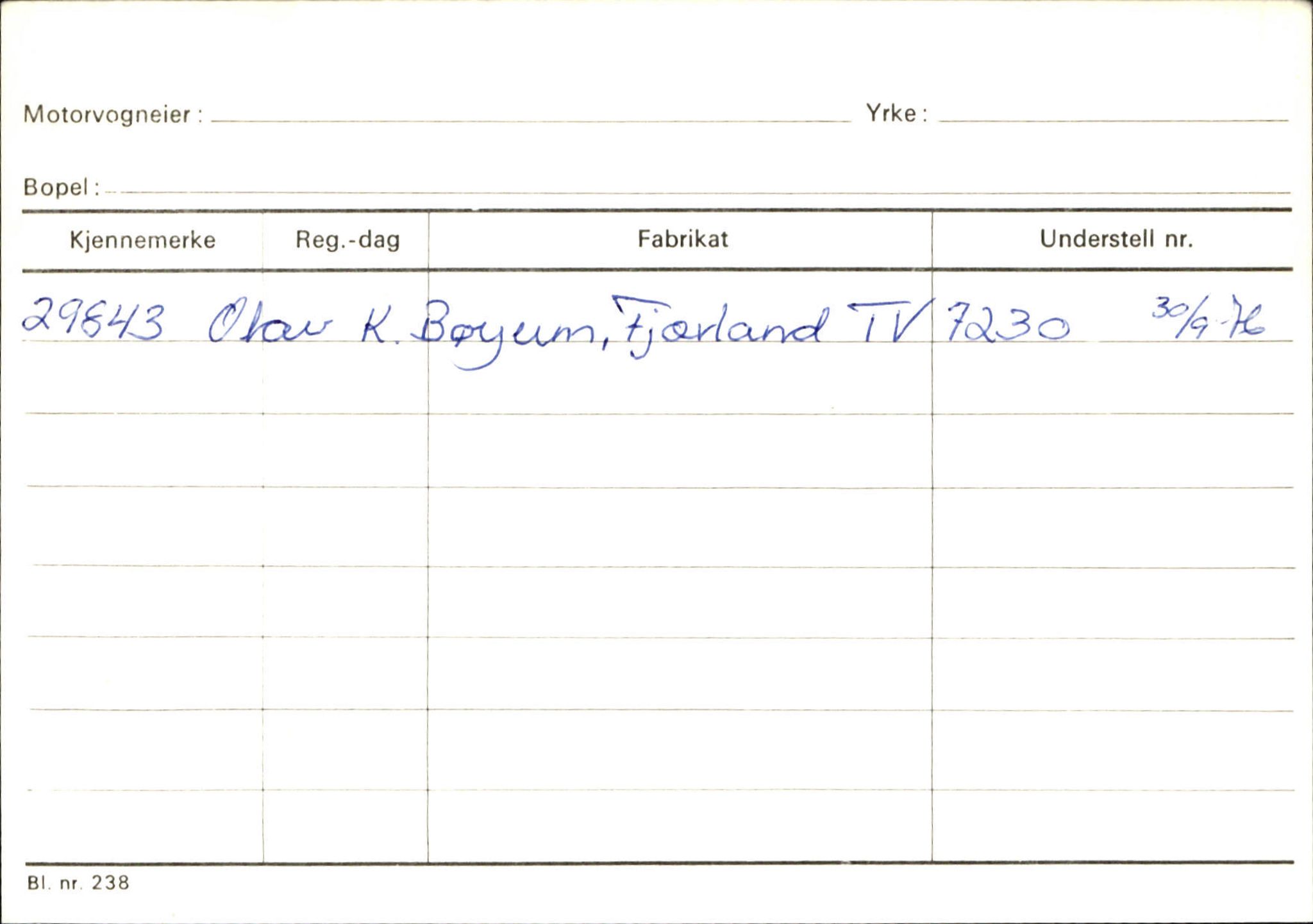 Statens vegvesen, Sogn og Fjordane vegkontor, SAB/A-5301/4/F/L0129: Eigarregistrer Eid A-S, 1945-1975, s. 224