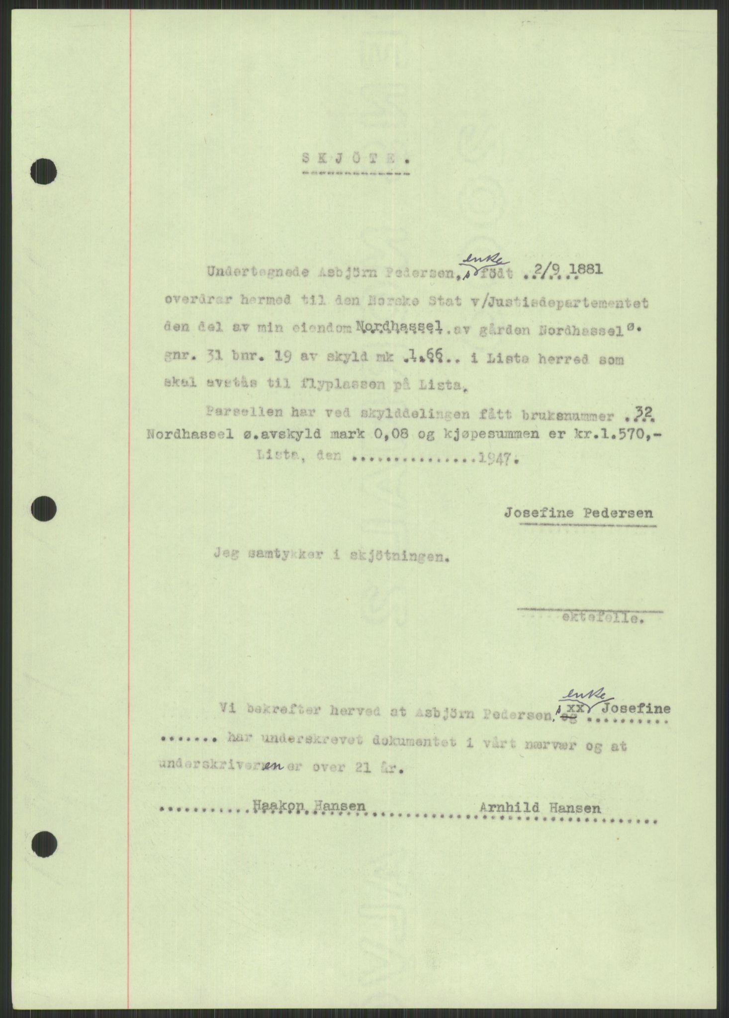 Forsvarsdepartementet, 10. kontor / Oppgjørskontoret, AV/RA-RAFA-1225/D/Db/L0182: Lista oppgjørskontor, 1942-1950, s. 143