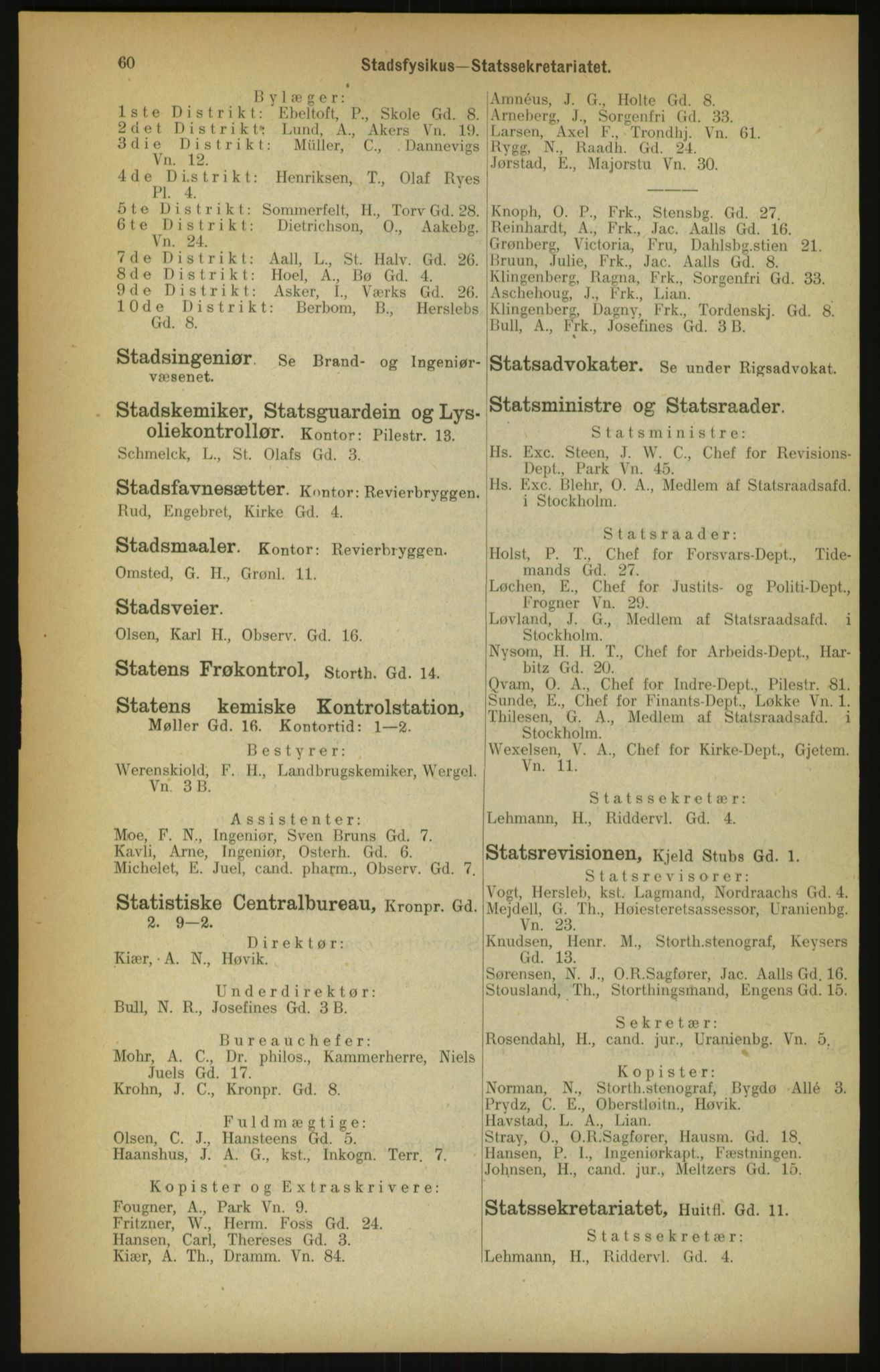 Kristiania/Oslo adressebok, PUBL/-, 1900, s. 60