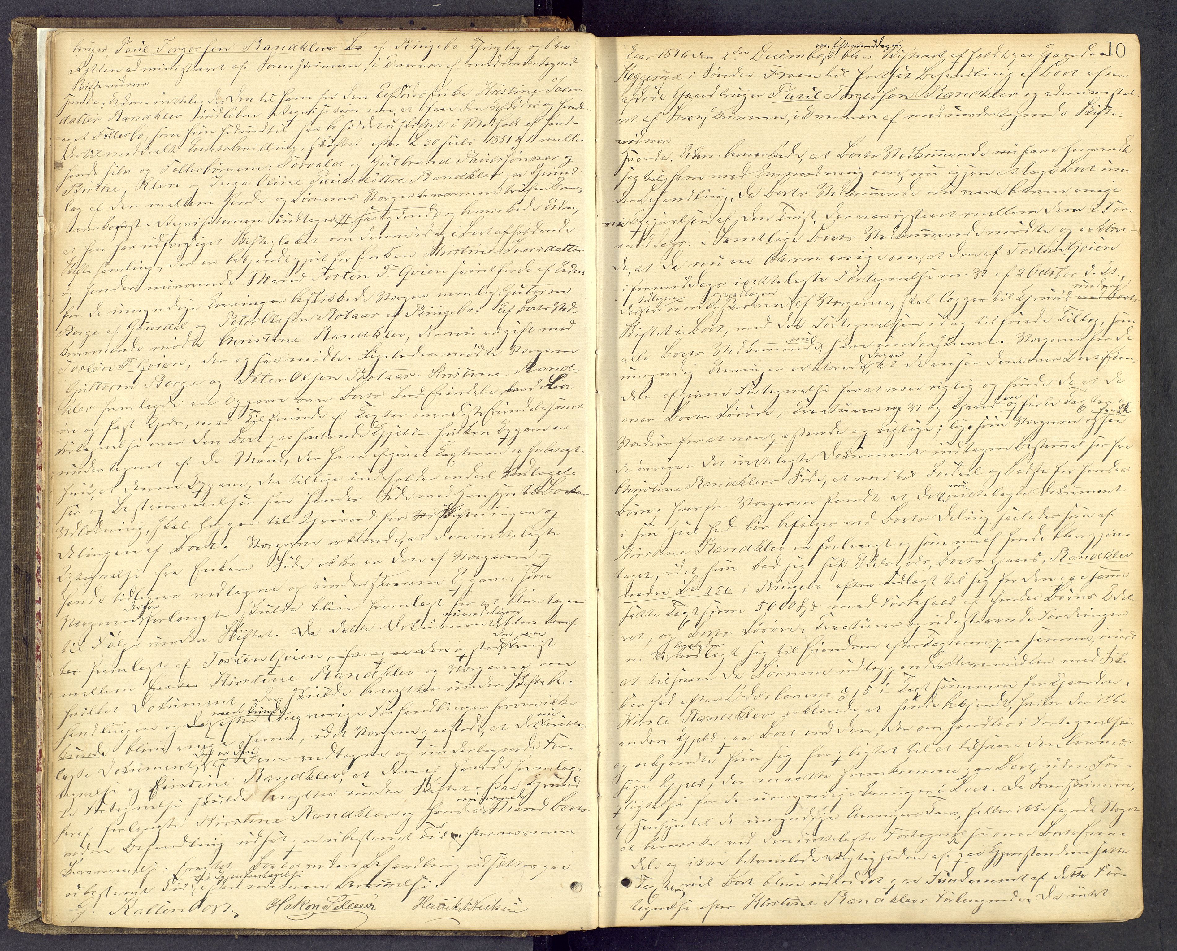 Mellom-Gudbrandsdal sorenskriveri, AV/SAH-TING-038/J/Jc/L0003: Skiftebehandlingsprotokoll, 1876-1885, s. 10
