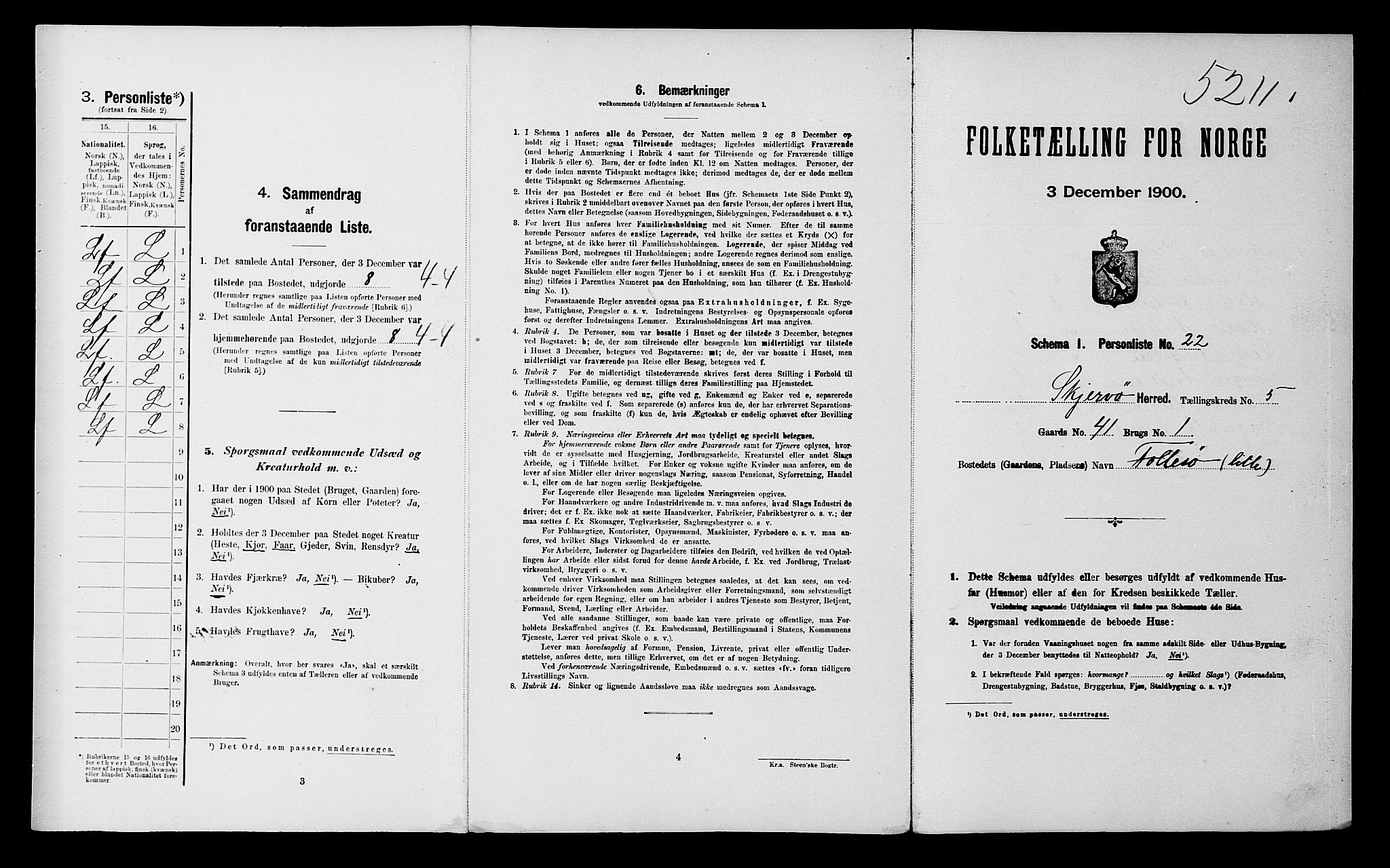 SATØ, Folketelling 1900 for 1941 Skjervøy herred, 1900, s. 488
