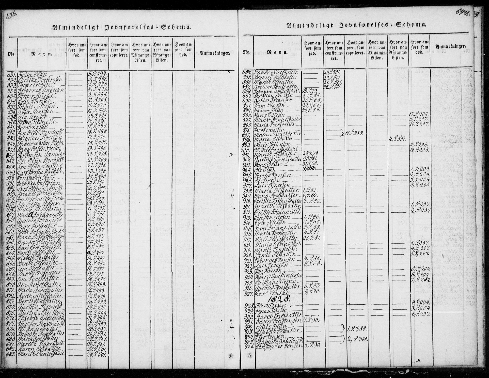 Ministerialprotokoller, klokkerbøker og fødselsregistre - Møre og Romsdal, AV/SAT-A-1454/578/L0903: Ministerialbok nr. 578A02, 1819-1838, s. 676-677