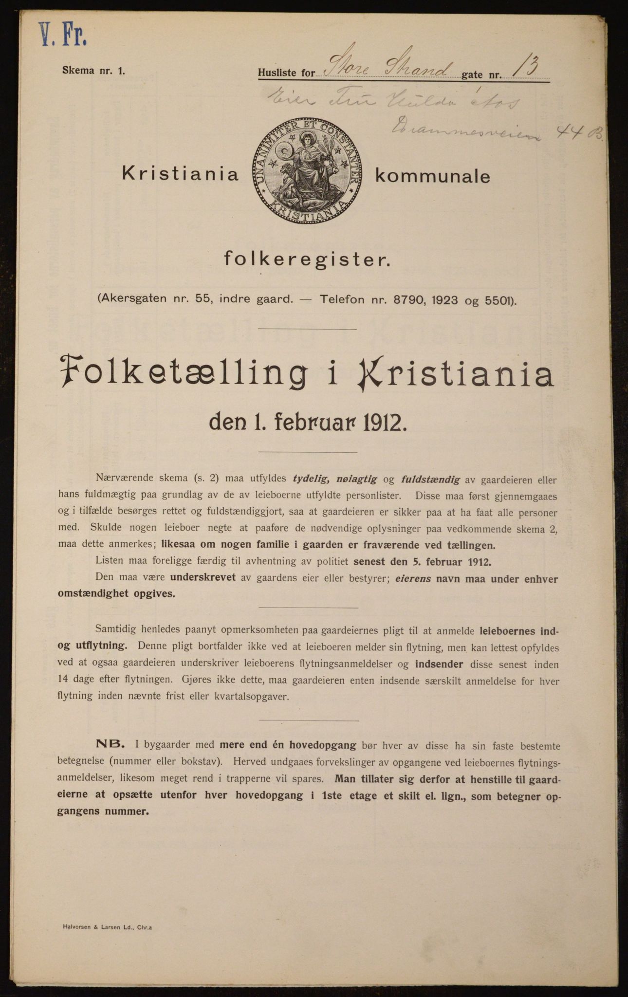 OBA, Kommunal folketelling 1.2.1912 for Kristiania, 1912, s. 102947