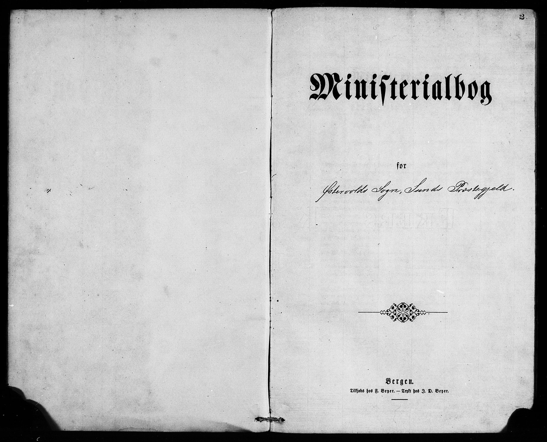 Austevoll sokneprestembete, AV/SAB-A-74201/H/Ha/Hab/Haba/L0001: Klokkerbok nr. A 1, 1877-1879, s. 2