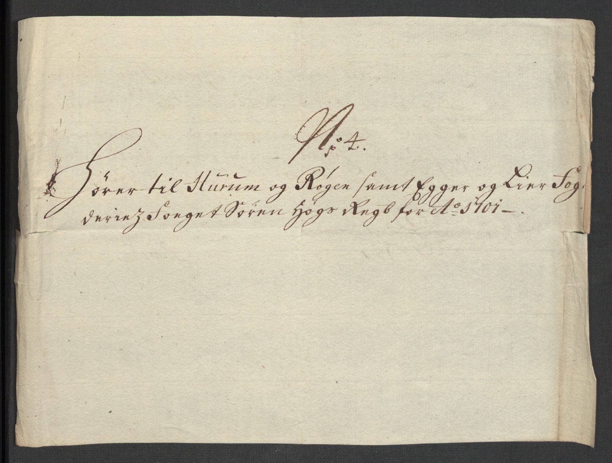 Rentekammeret inntil 1814, Reviderte regnskaper, Fogderegnskap, RA/EA-4092/R30/L1697: Fogderegnskap Hurum, Røyken, Eiker og Lier, 1700-1701, s. 253