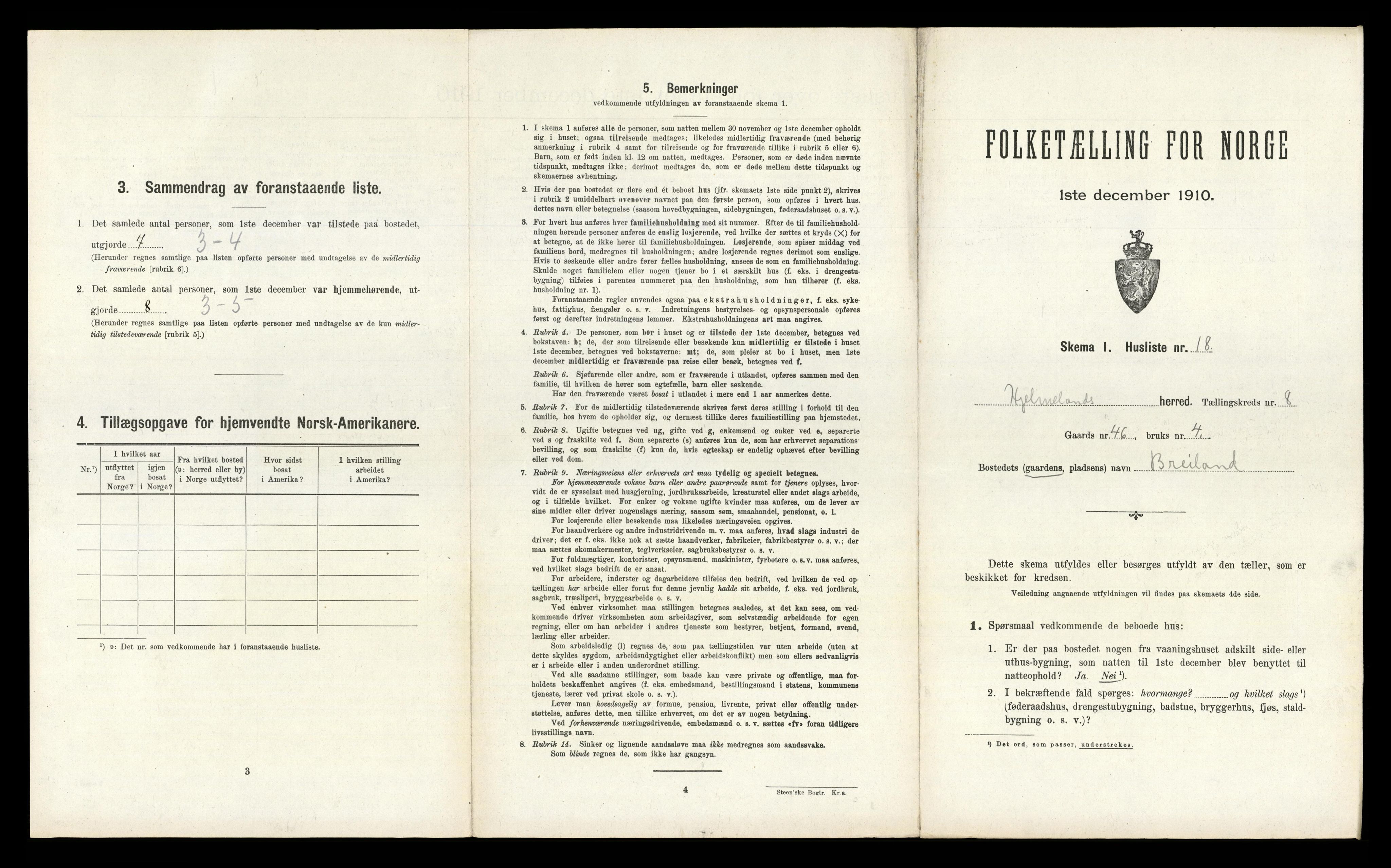RA, Folketelling 1910 for 1133 Hjelmeland herred, 1910, s. 486
