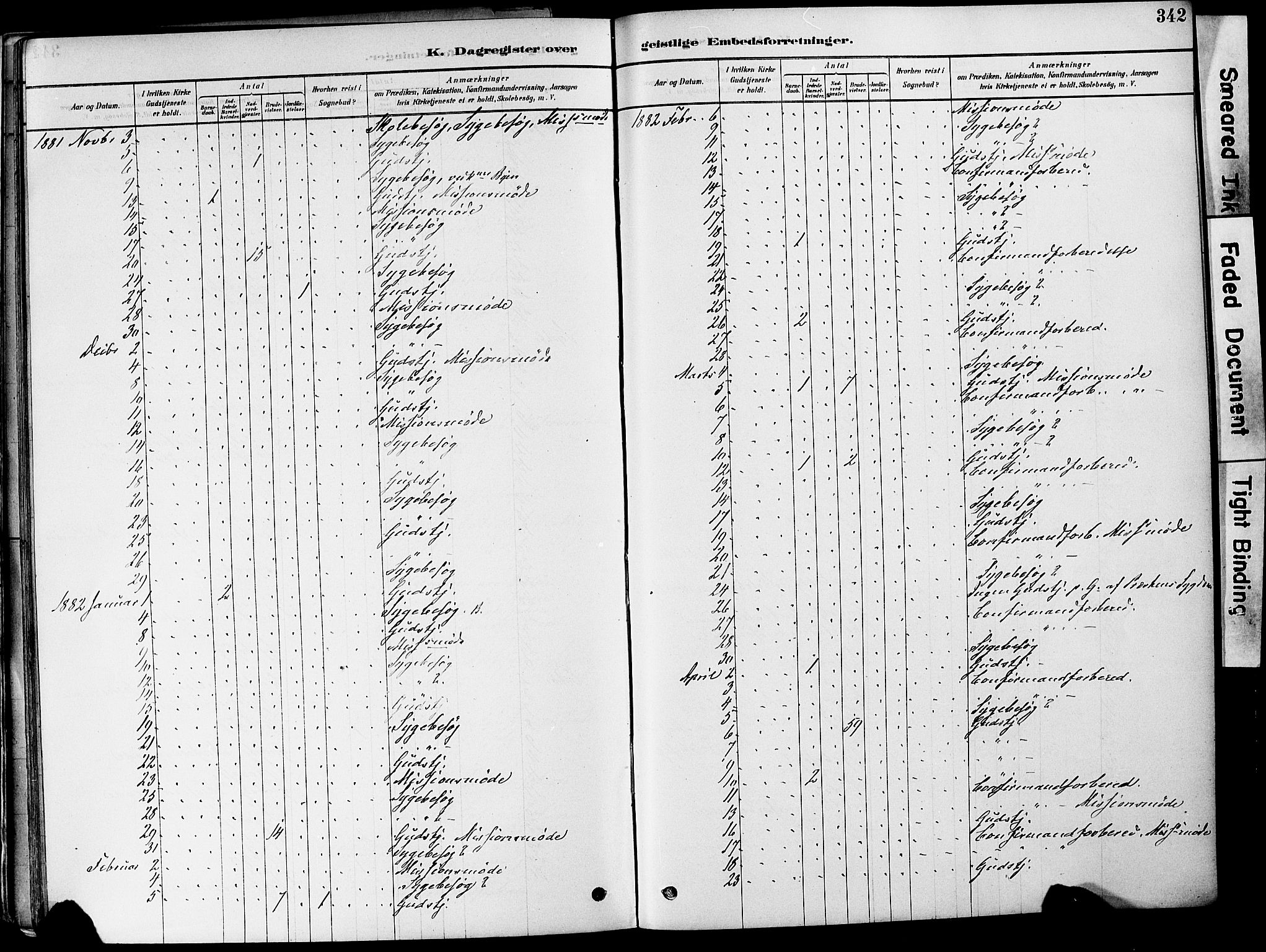 Strømm kirkebøker, SAKO/A-322/F/Fa/L0004: Ministerialbok nr. I 4, 1878-1899, s. 342