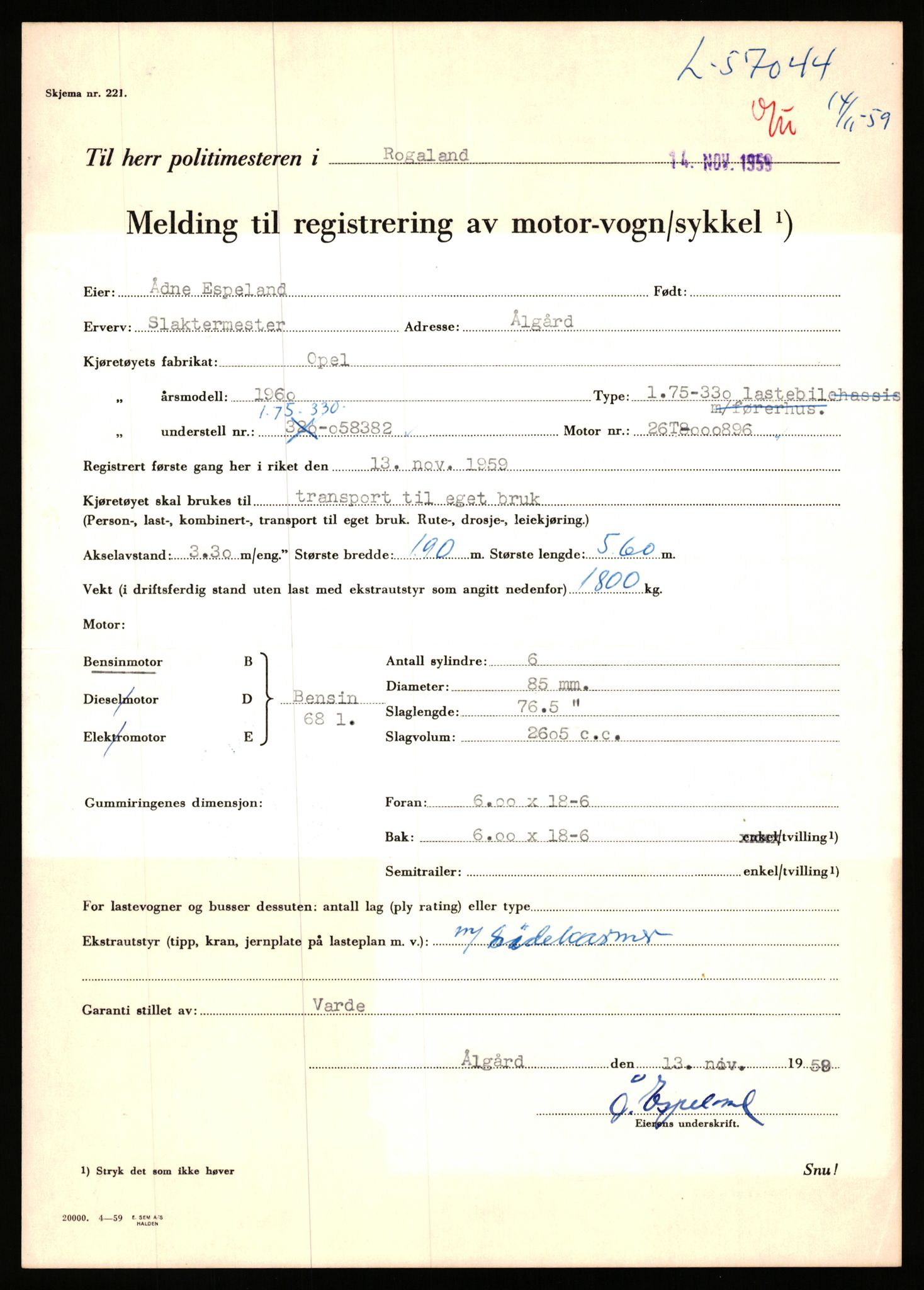 Stavanger trafikkstasjon, AV/SAST-A-101942/0/F/L0056: L-56500 - L-57199, 1930-1971, s. 1848