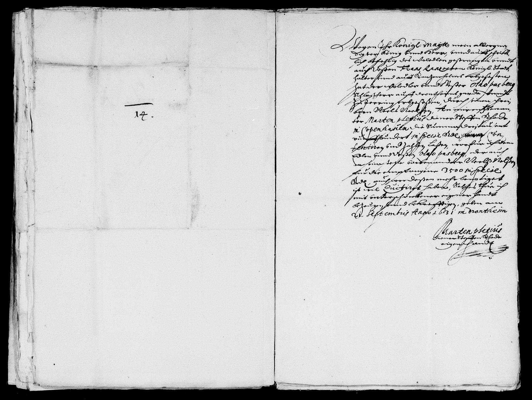 Rentekammeret inntil 1814, Reviderte regnskaper, Lensregnskaper, AV/RA-EA-5023/R/Rb/Rbw/L0044: Trondheim len, 1630-1631