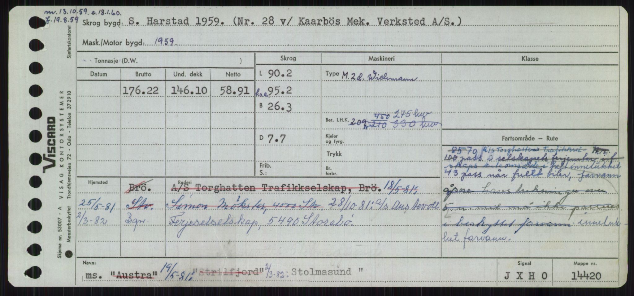 Sjøfartsdirektoratet med forløpere, Skipsmålingen, AV/RA-S-1627/H/Ha/L0005/0002: Fartøy, S-Sven / Fartøy, Skjo-Sven, s. 527