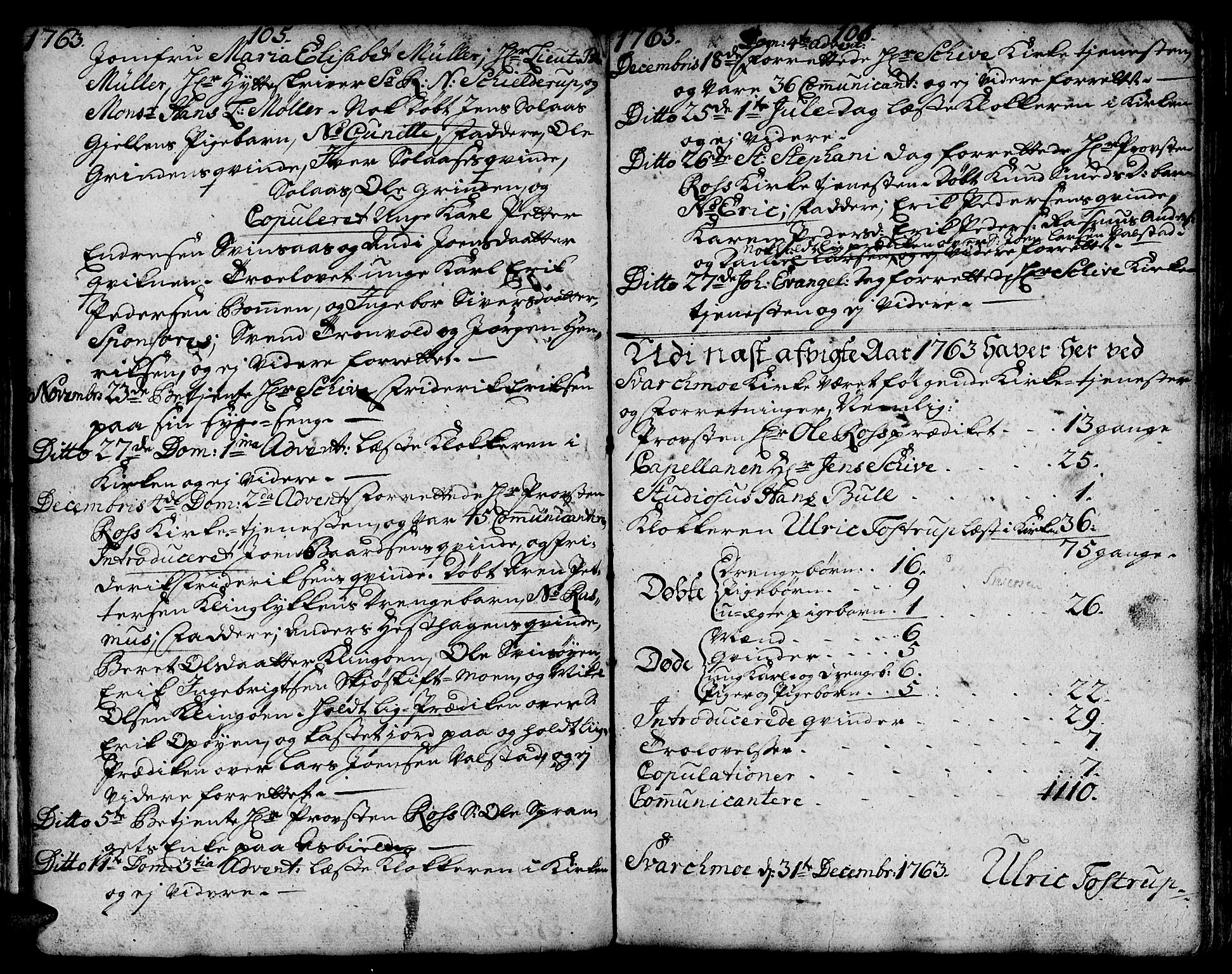 Ministerialprotokoller, klokkerbøker og fødselsregistre - Sør-Trøndelag, SAT/A-1456/671/L0840: Ministerialbok nr. 671A02, 1756-1794, s. 105-106