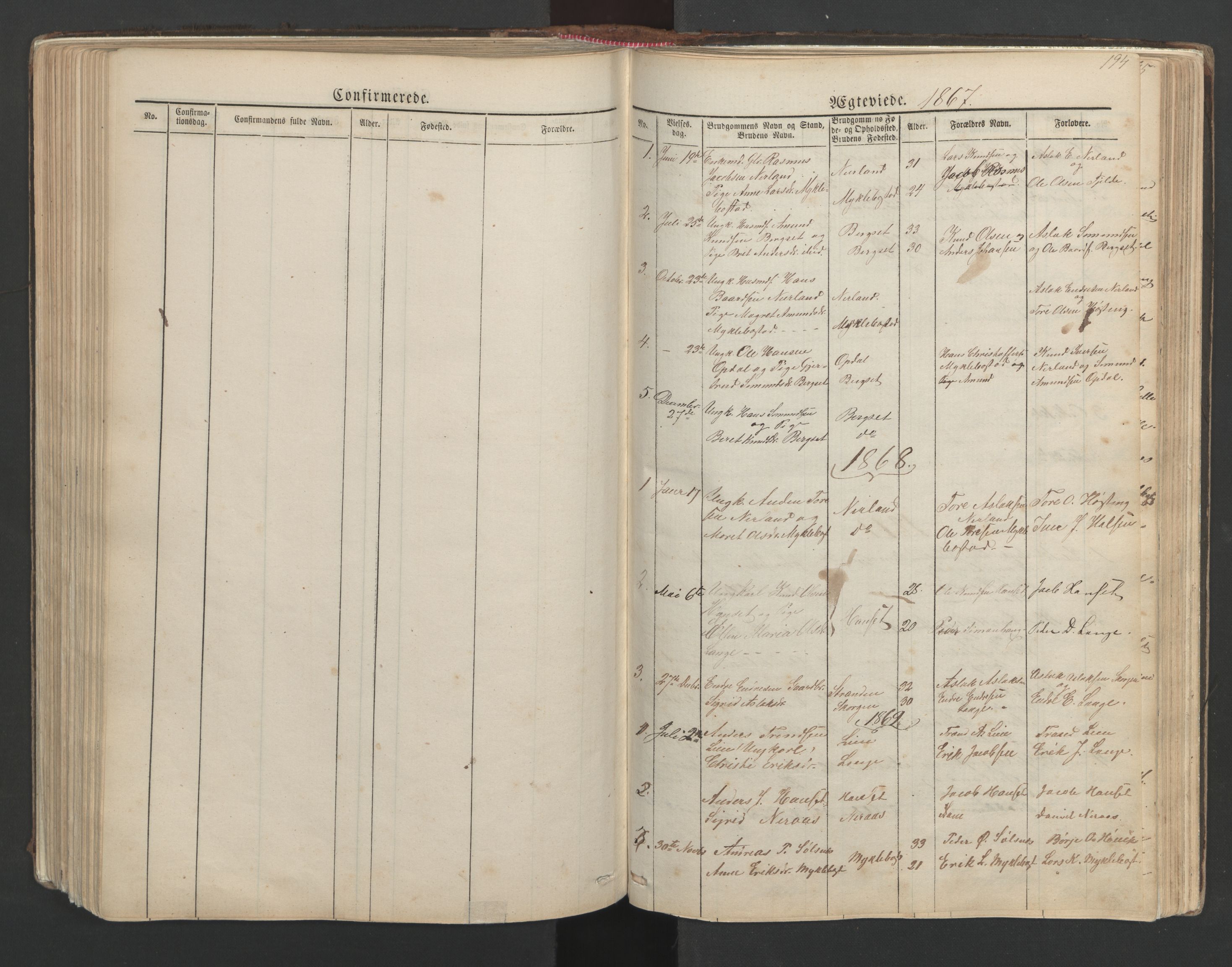 Ministerialprotokoller, klokkerbøker og fødselsregistre - Møre og Romsdal, AV/SAT-A-1454/554/L0645: Klokkerbok nr. 554C02, 1867-1946, s. 194