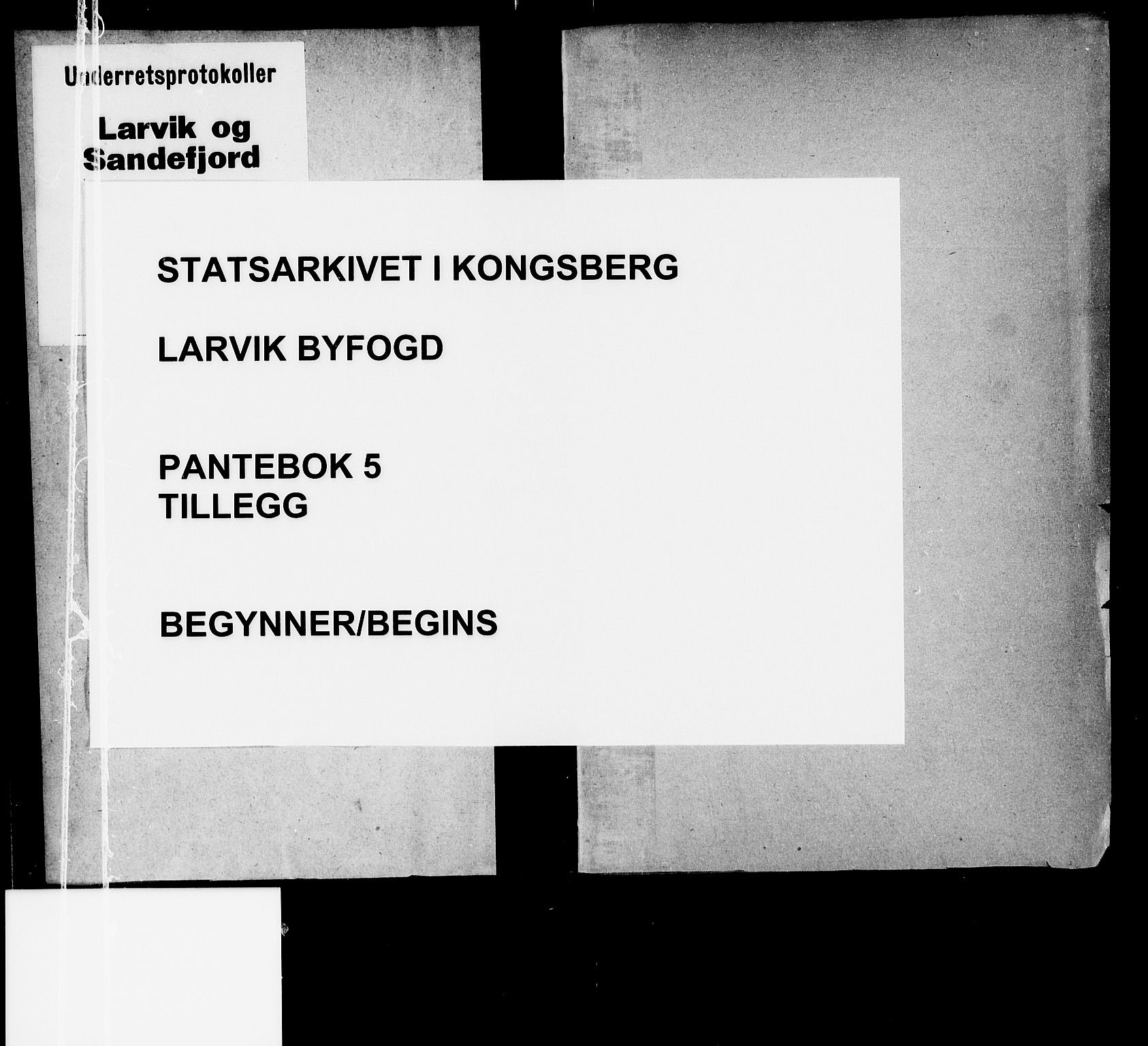 Larvik byfogd, SAKO/A-218/G/Ga/L0005b: Pantebok nr. 5b, 1807-1825