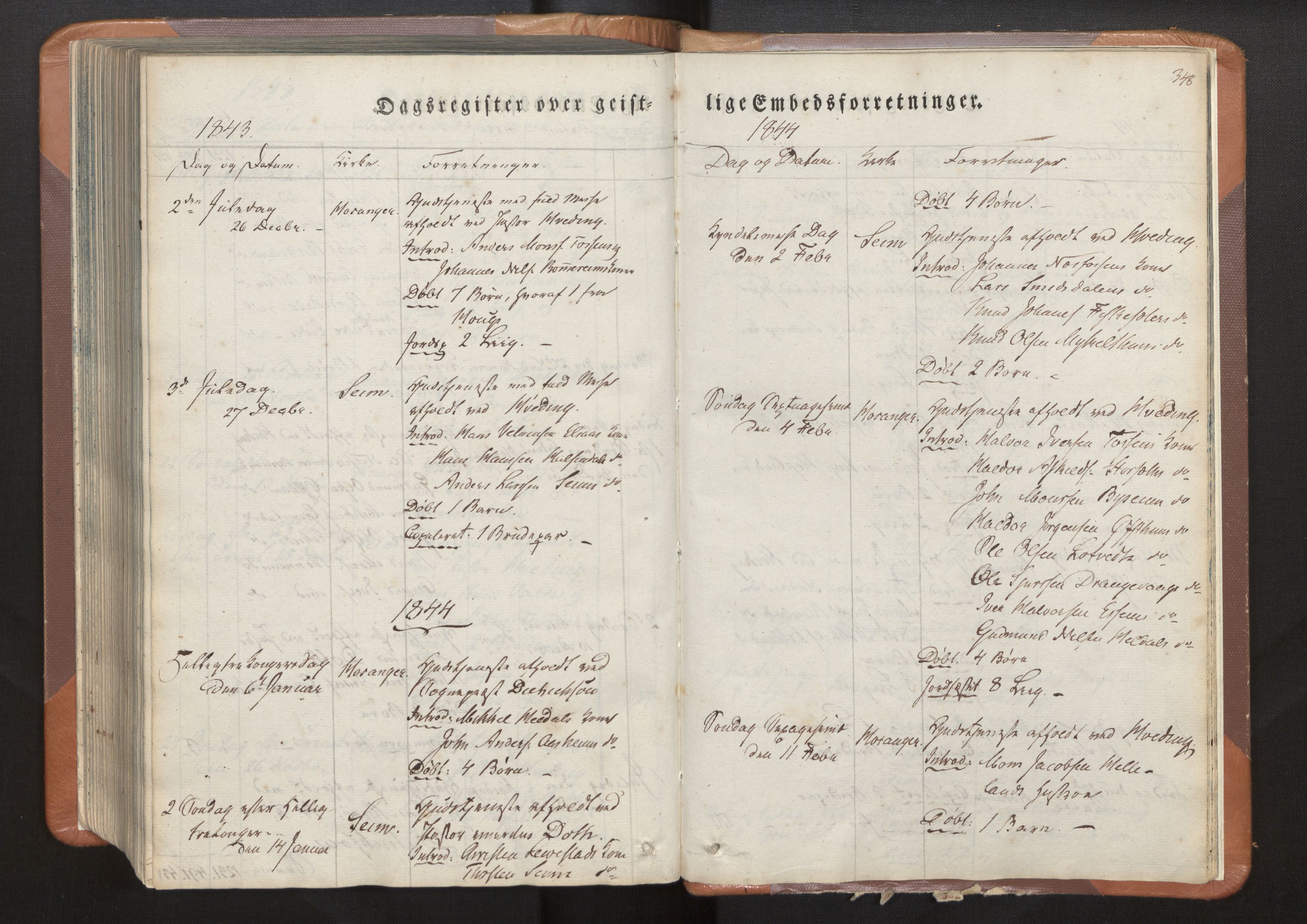 Hosanger sokneprestembete, SAB/A-75801/H/Haa: Ministerialbok nr. A 7, 1835-1848, s. 348