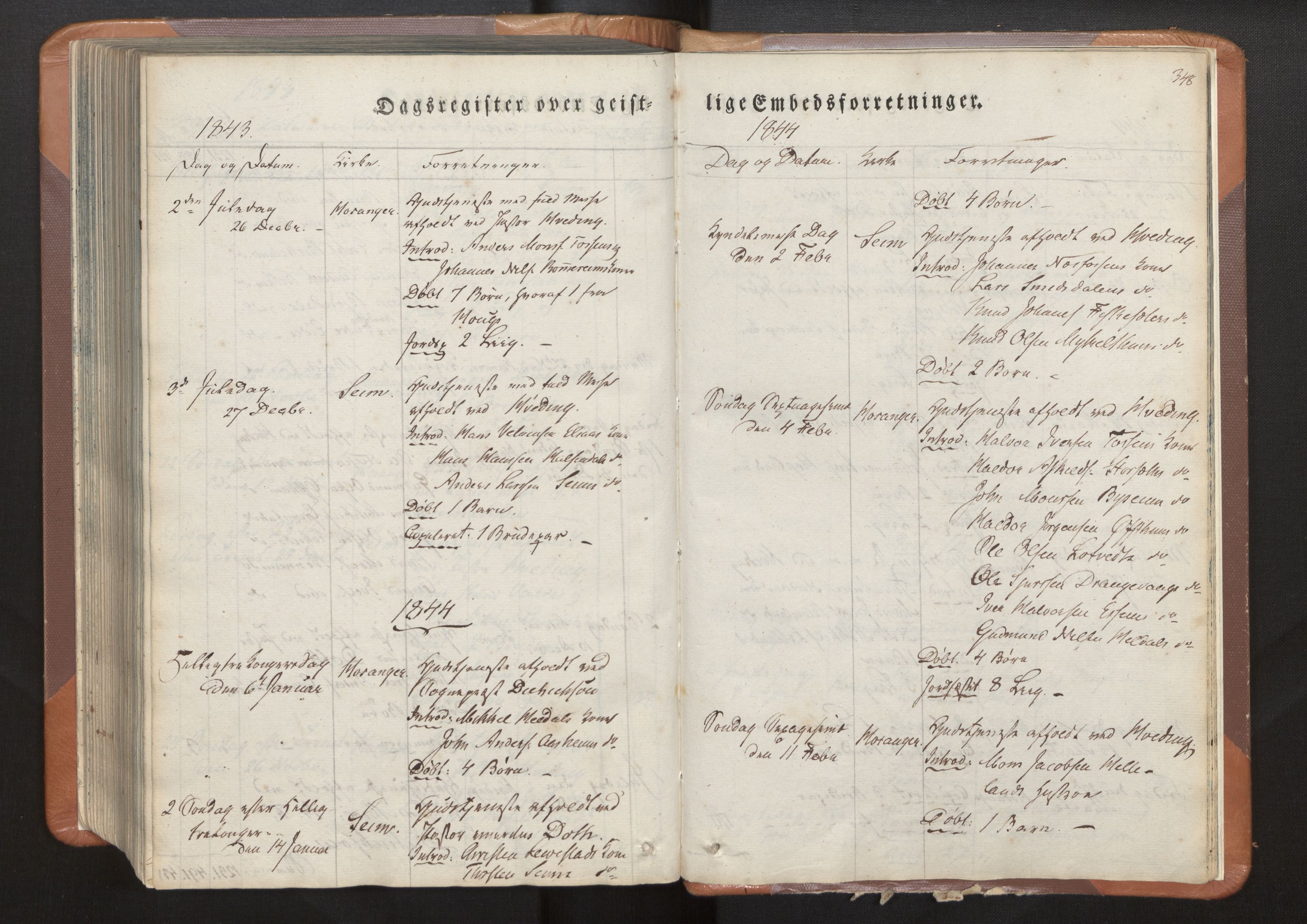 Hosanger sokneprestembete, AV/SAB-A-75801/H/Haa: Ministerialbok nr. A 7, 1835-1848, s. 348