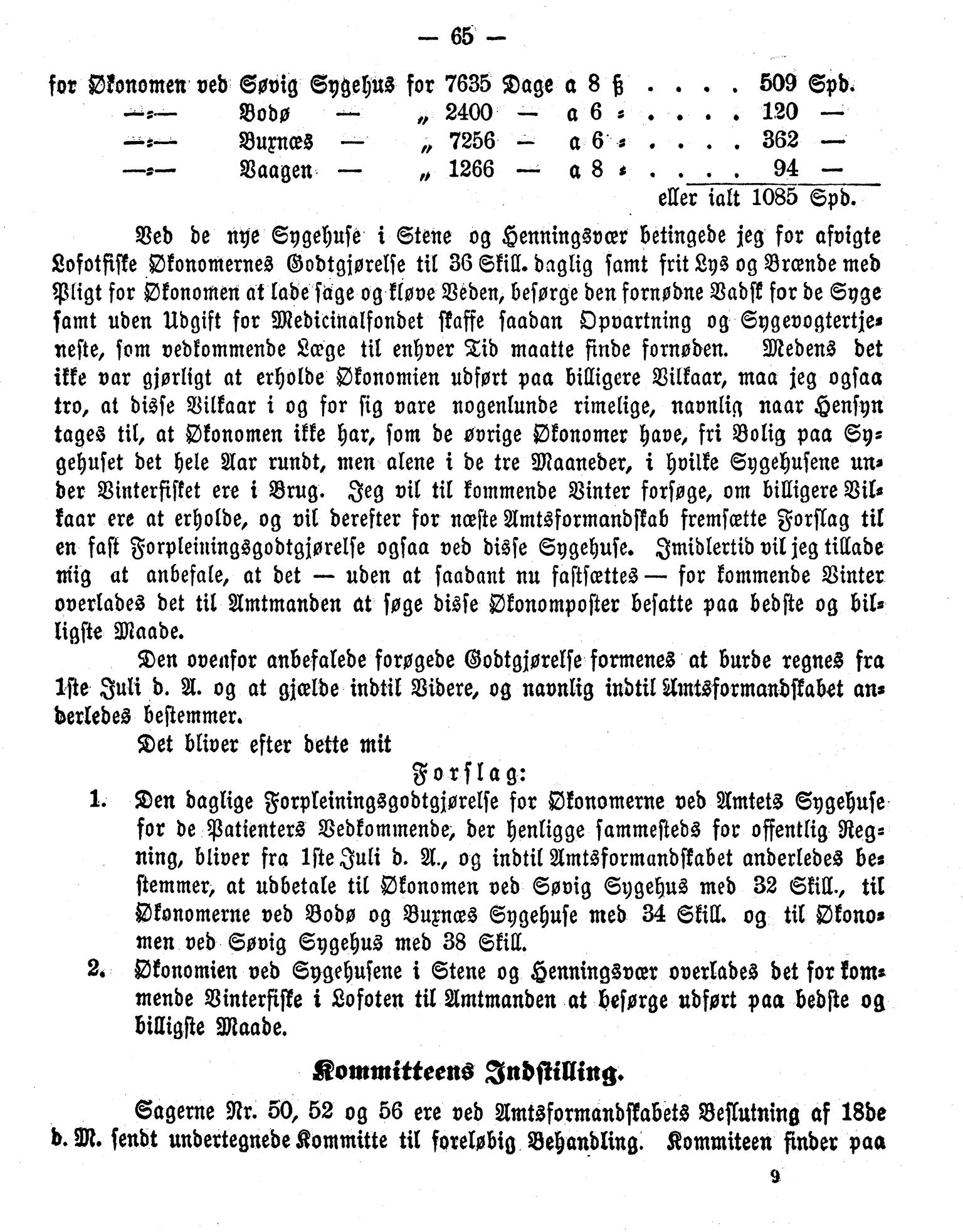 Nordland Fylkeskommune. Fylkestinget, AIN/NFK-17/176/A/Ac/L0009: Fylkestingsforhandlinger 1874, 1874