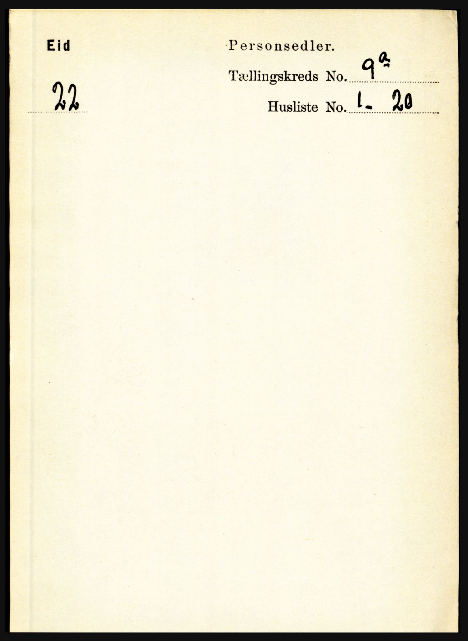 RA, Folketelling 1891 for 1443 Eid herred, 1891, s. 2189