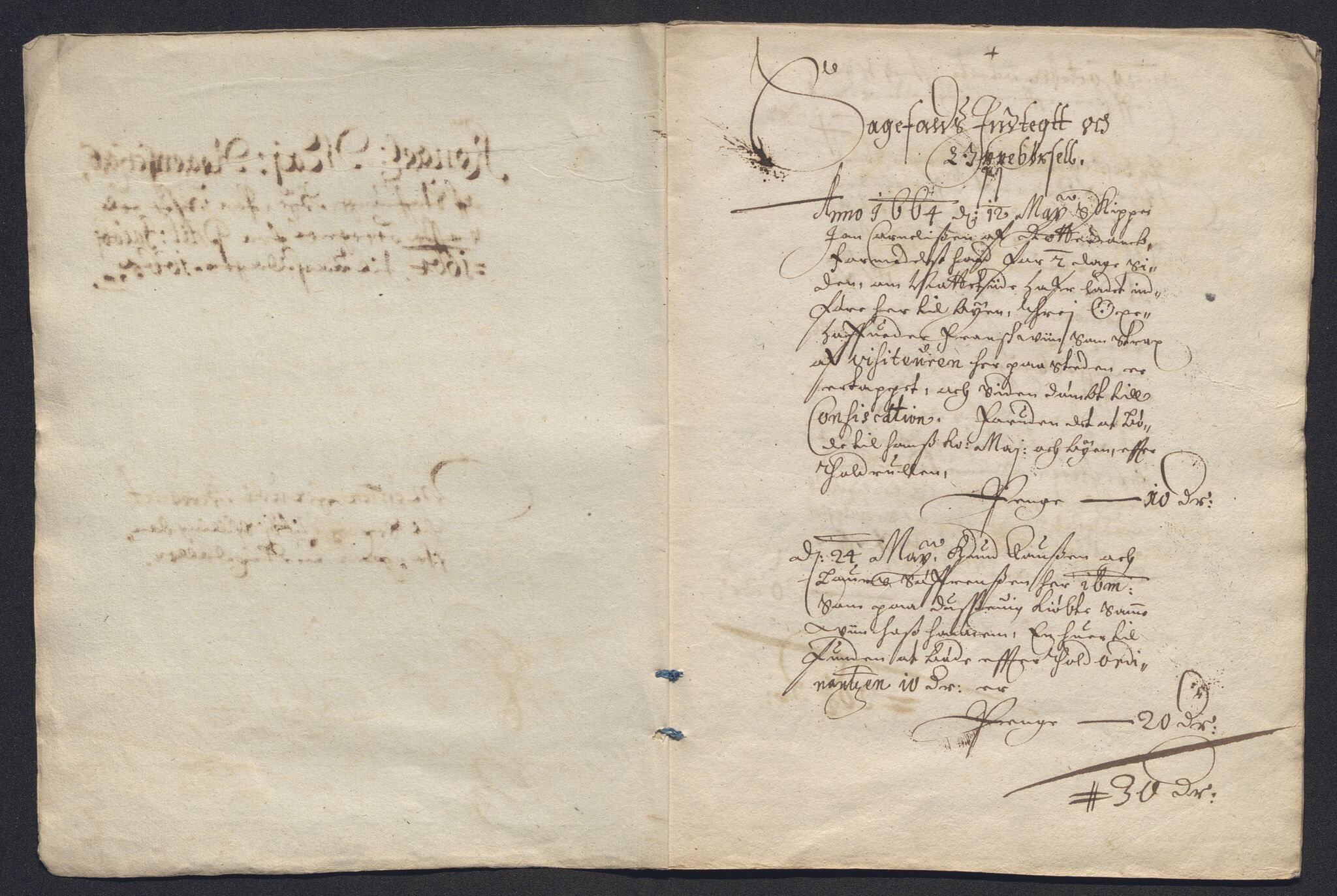 Rentekammeret inntil 1814, Reviderte regnskaper, Byregnskaper, AV/RA-EA-4066/R/Ro/L0316: [O14] Sikt og sakefall, 1662-1693, s. 56