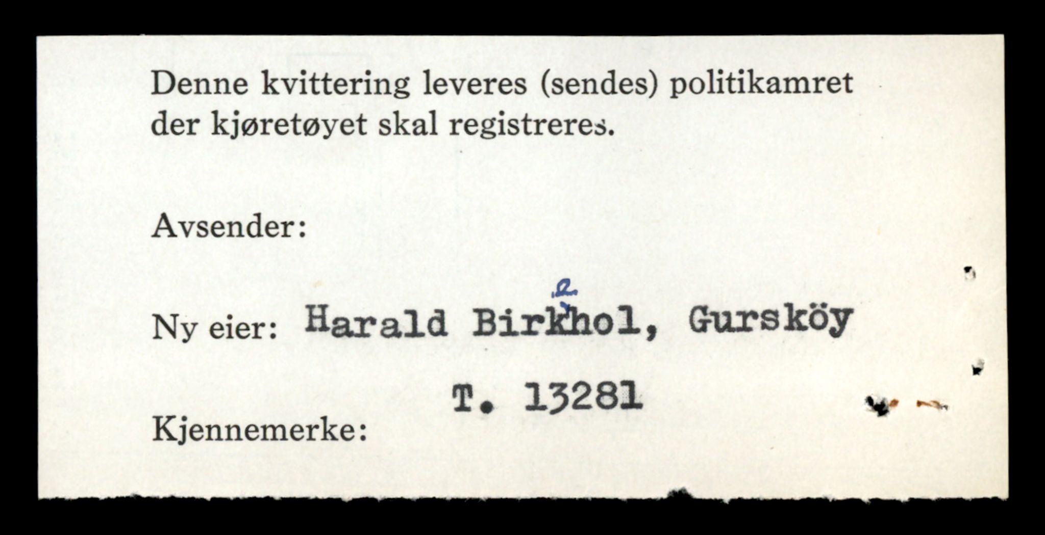 Møre og Romsdal vegkontor - Ålesund trafikkstasjon, SAT/A-4099/F/Fe/L0038: Registreringskort for kjøretøy T 13180 - T 13360, 1927-1998, s. 1684