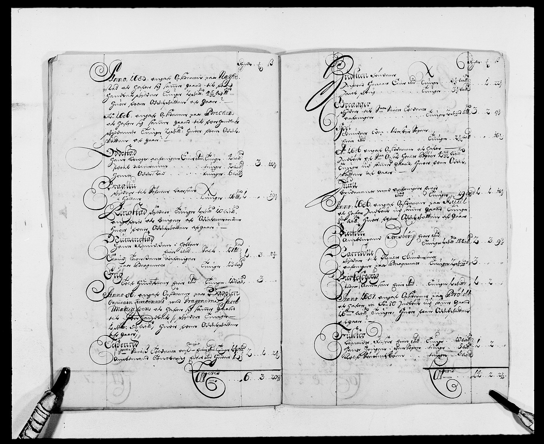 Rentekammeret inntil 1814, Reviderte regnskaper, Fogderegnskap, AV/RA-EA-4092/R02/L0106: Fogderegnskap Moss og Verne kloster, 1688-1691, s. 540