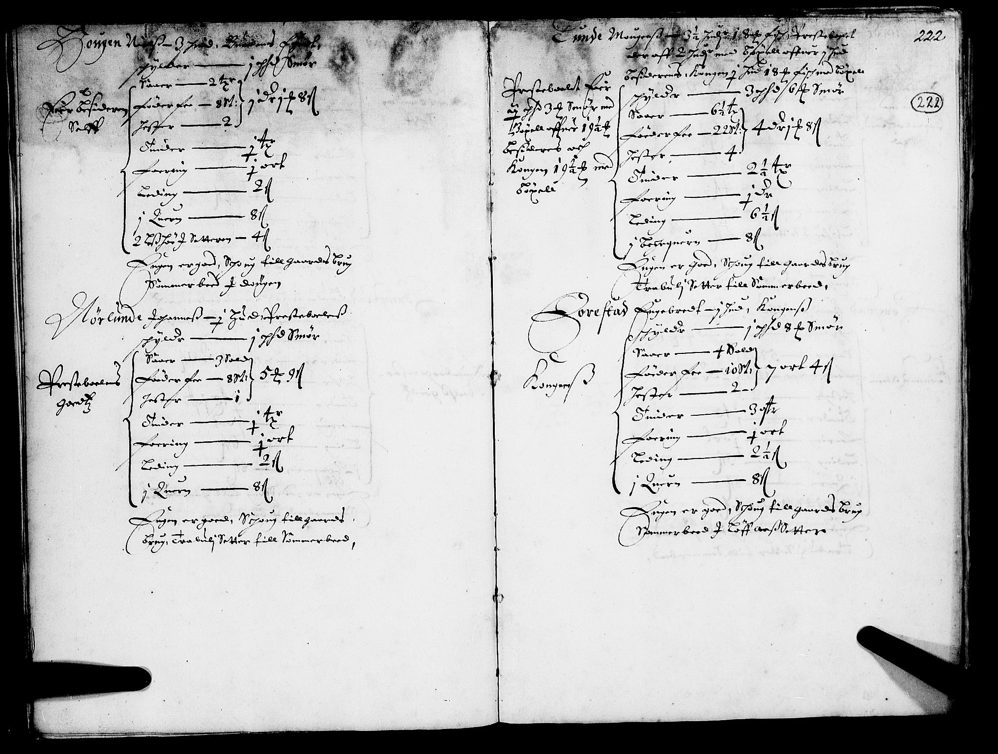 Rentekammeret inntil 1814, Realistisk ordnet avdeling, AV/RA-EA-4070/N/Nb/Nba/L0015: Gudbrandsdalen fogderi, 2. del, 1668, s. 221b-222a