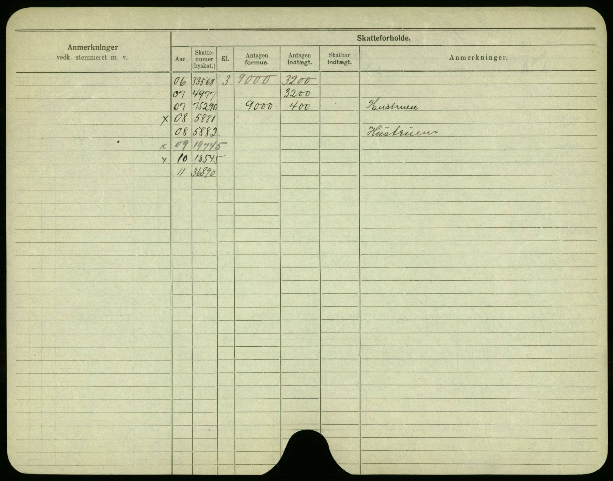 Oslo folkeregister, Registerkort, AV/SAO-A-11715/F/Fa/Fac/L0002: Menn, 1906-1914, s. 524b