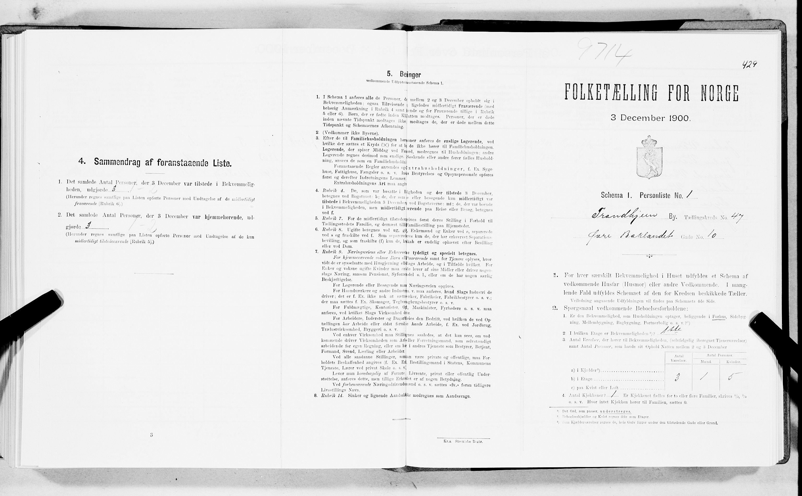 SAT, Folketelling 1900 for 1601 Trondheim kjøpstad, 1900, s. 7732