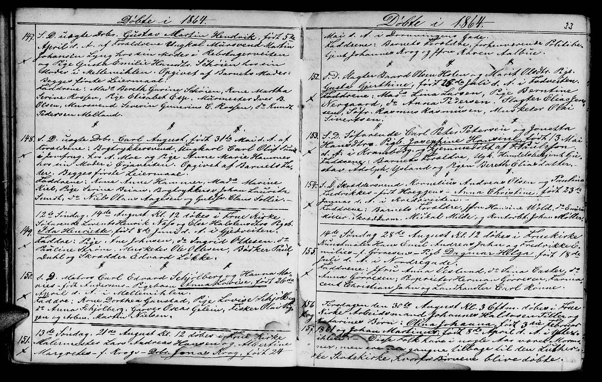 Ministerialprotokoller, klokkerbøker og fødselsregistre - Sør-Trøndelag, AV/SAT-A-1456/602/L0140: Klokkerbok nr. 602C08, 1864-1872, s. 32-33