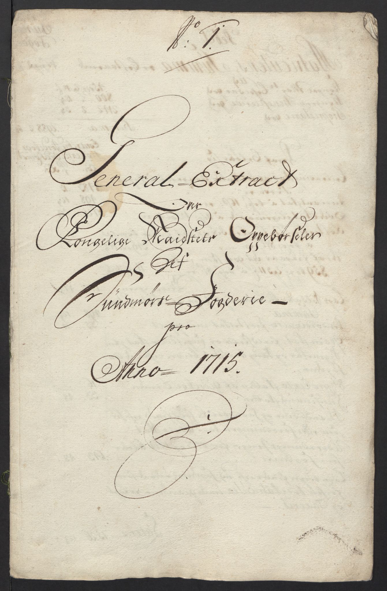 Rentekammeret inntil 1814, Reviderte regnskaper, Fogderegnskap, AV/RA-EA-4092/R54/L3567: Fogderegnskap Sunnmøre, 1715, s. 17