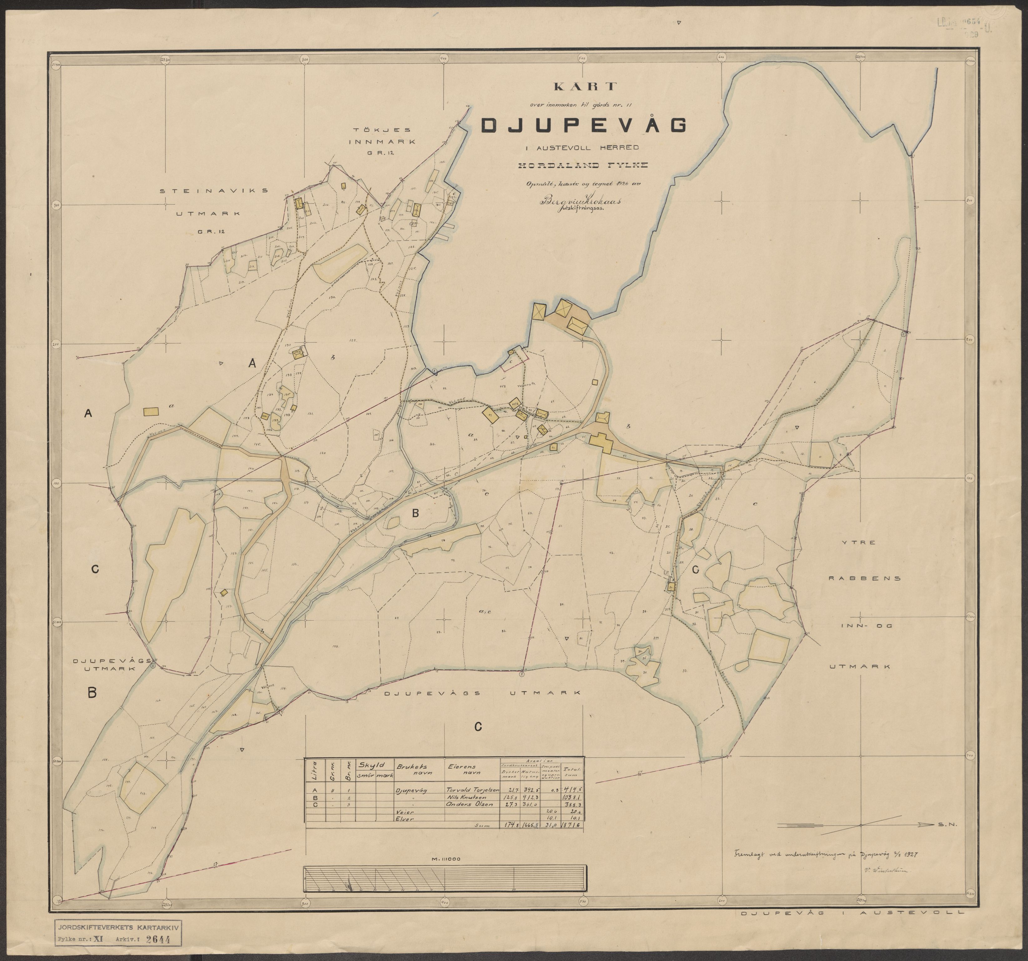 Jordskifteverkets kartarkiv, RA/S-3929/T, 1859-1988, s. 2973