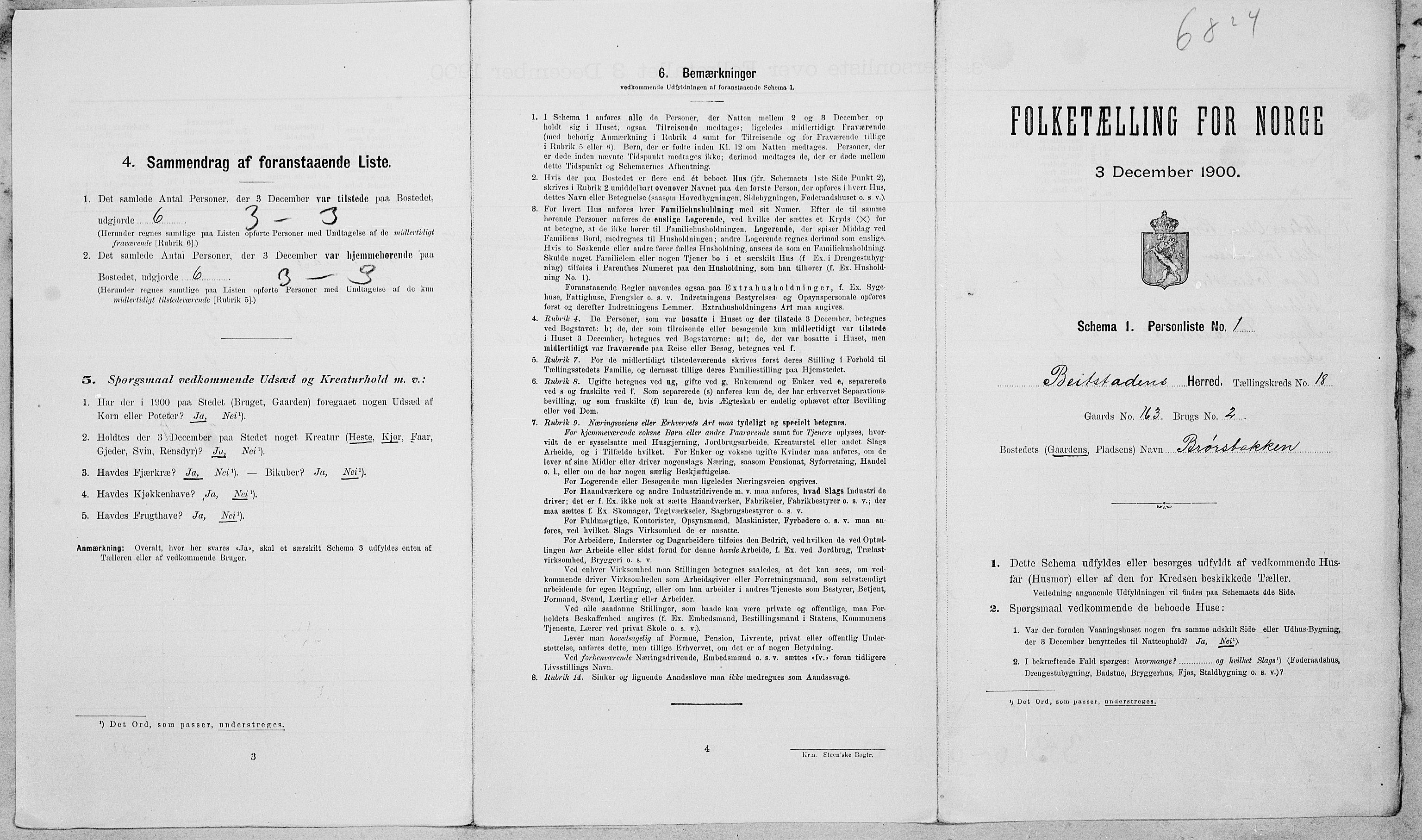 SAT, Folketelling 1900 for 1727 Beitstad herred, 1900, s. 1228