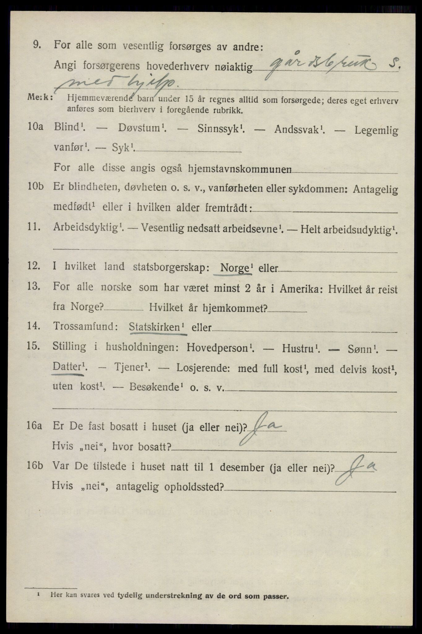 SAO, Folketelling 1920 for 0226 Sørum herred, 1920, s. 3854