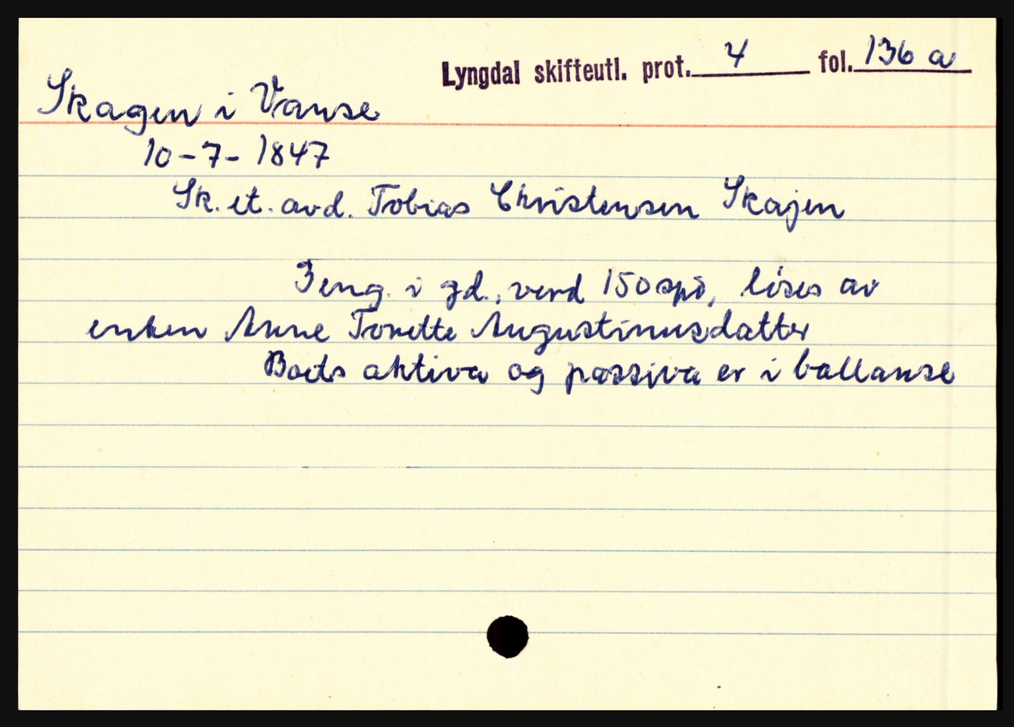 Lyngdal sorenskriveri, SAK/1221-0004/H, s. 9719