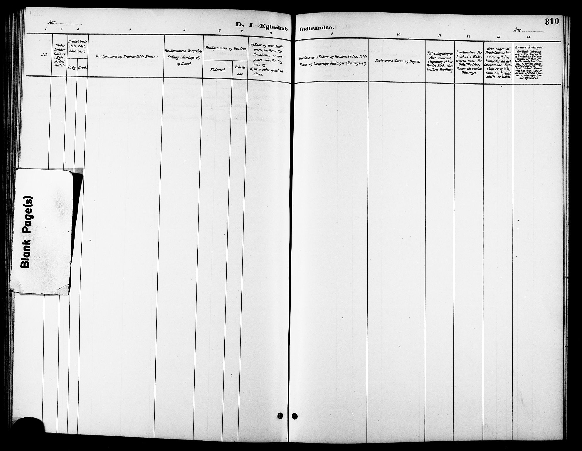 Trondenes sokneprestkontor, SATØ/S-1319/H/Hb/L0011klokker: Klokkerbok nr. 11, 1891-1906, s. 310