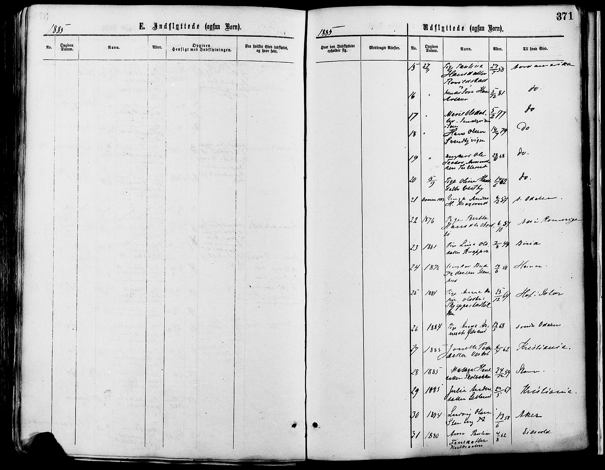 Nord-Odal prestekontor, AV/SAH-PREST-032/H/Ha/Haa/L0005: Ministerialbok nr. 5, 1874-1885, s. 371