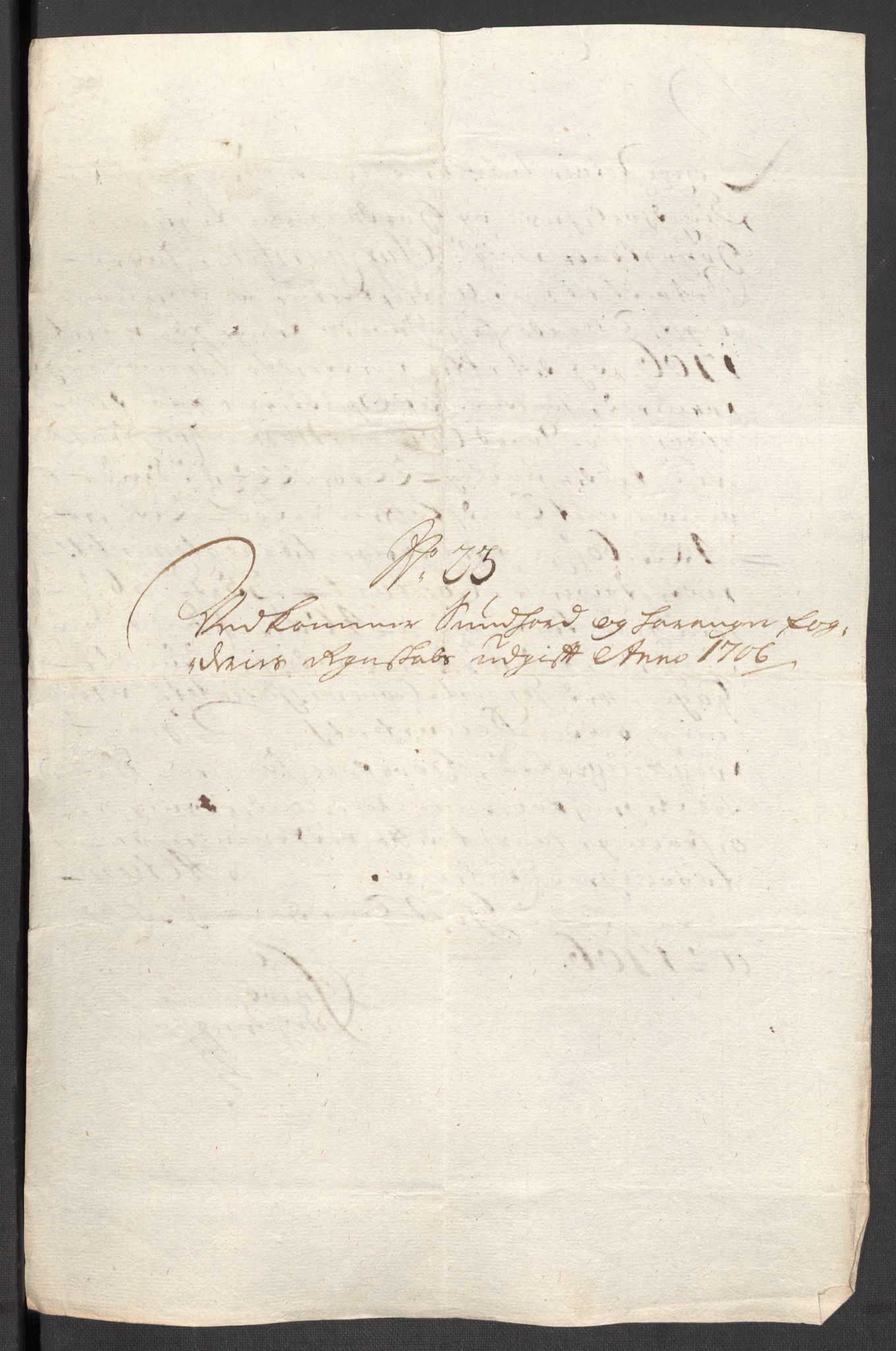 Rentekammeret inntil 1814, Reviderte regnskaper, Fogderegnskap, AV/RA-EA-4092/R48/L2984: Fogderegnskap Sunnhordland og Hardanger, 1706-1707, s. 253