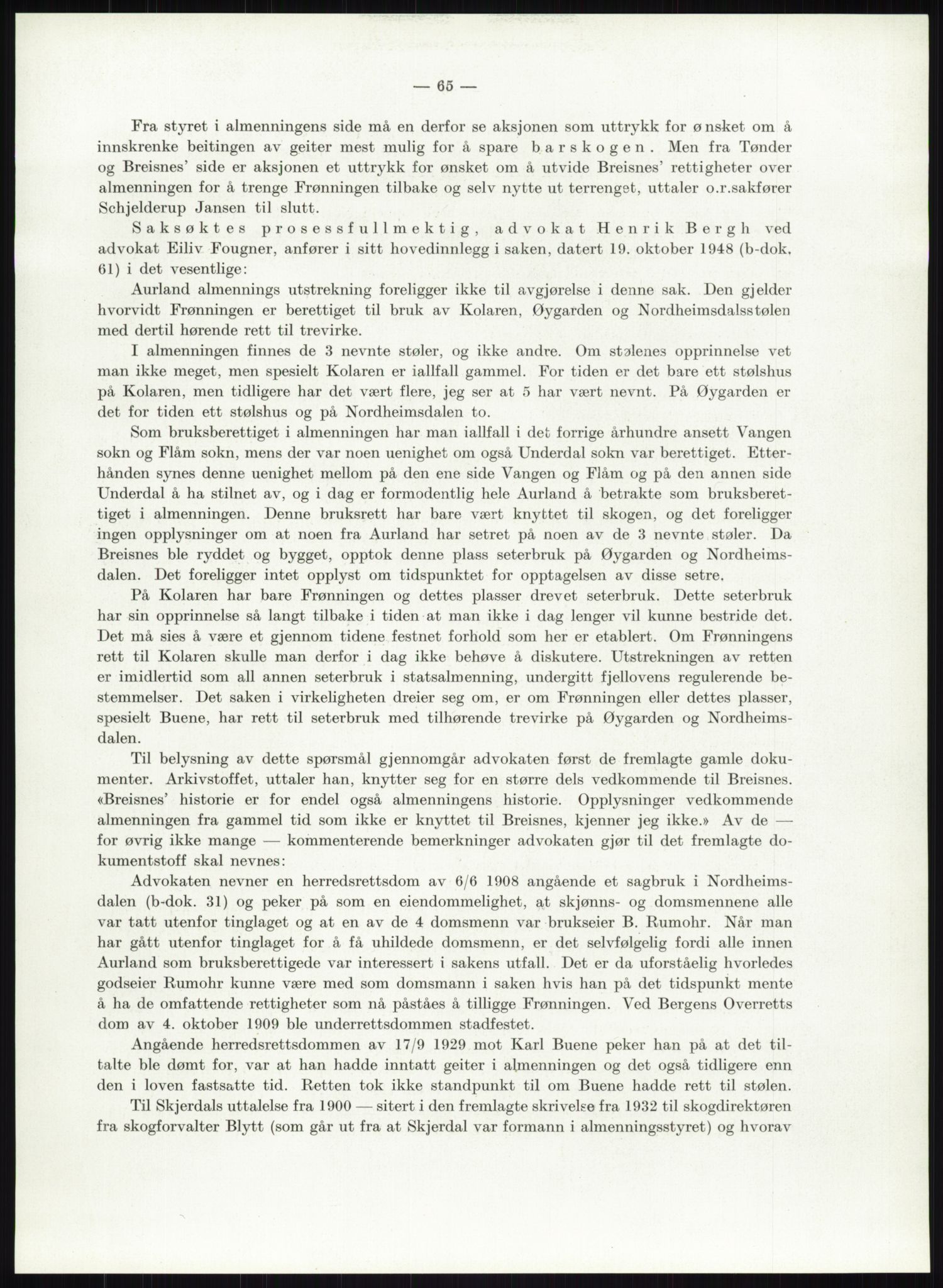 Høyfjellskommisjonen, RA/S-1546/X/Xa/L0001: Nr. 1-33, 1909-1953, s. 3314