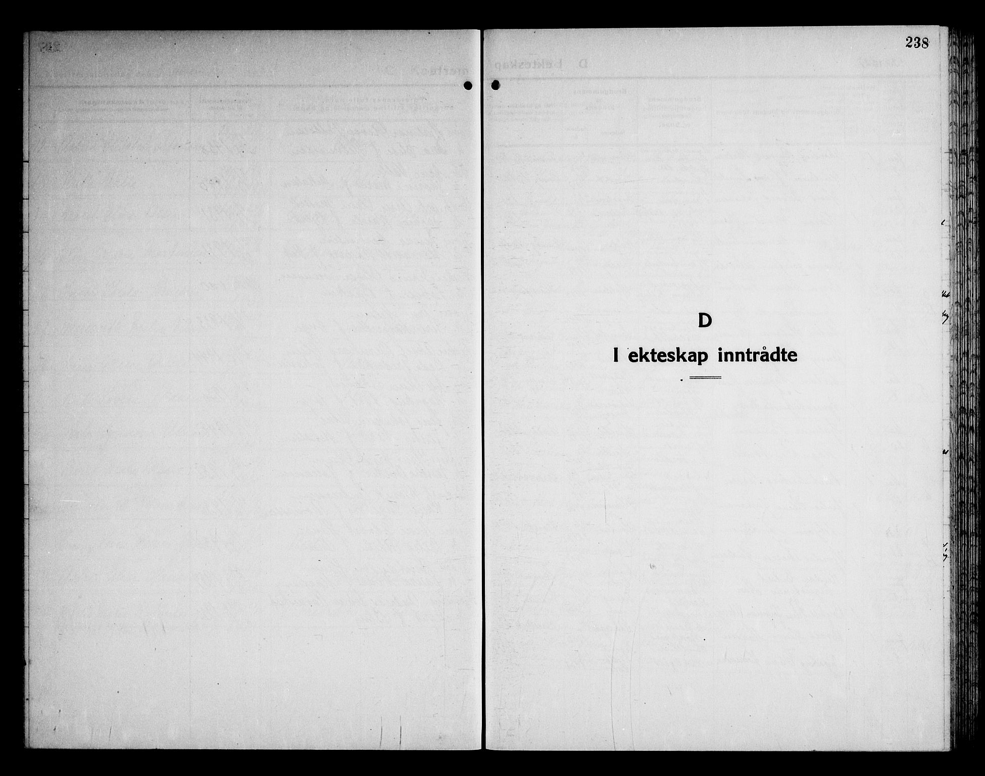 Onsøy prestekontor Kirkebøker, SAO/A-10914/G/Ga/L0005: Klokkerbok nr. I 5, 1927-1948, s. 238