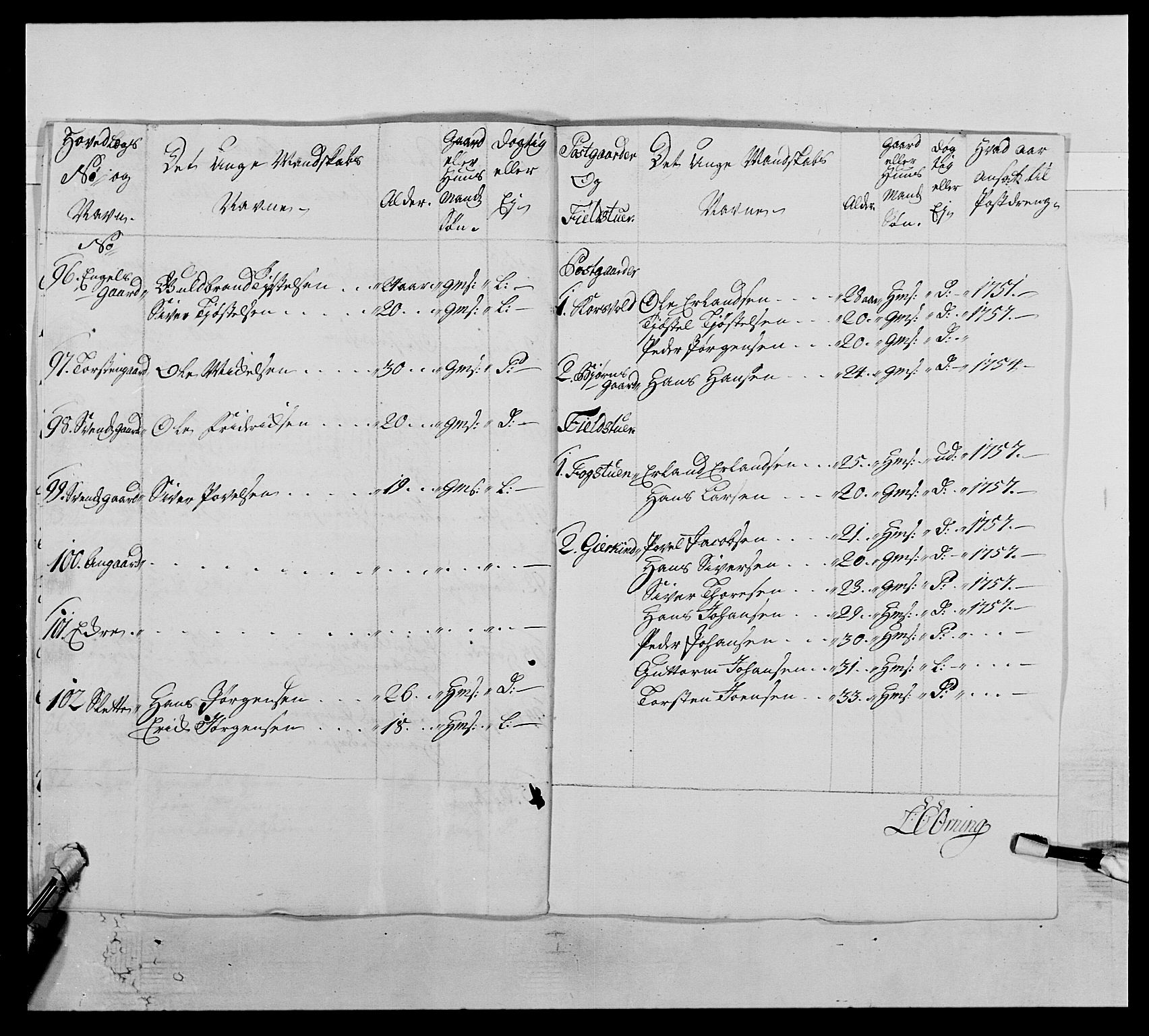 Kommanderende general (KG I) med Det norske krigsdirektorium, AV/RA-EA-5419/E/Ea/L0503: 1. Opplandske regiment, 1756-1761, s. 291