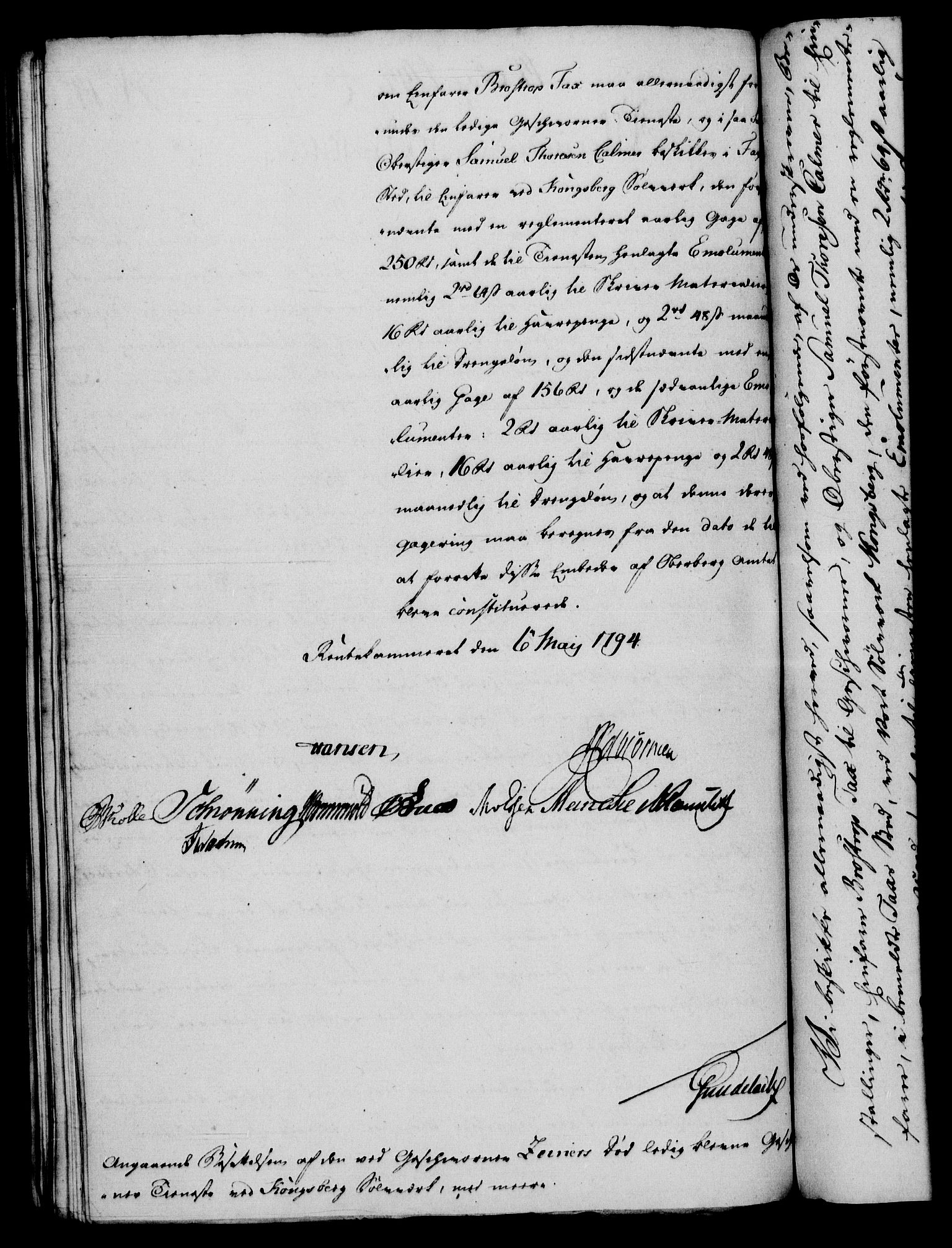 Rentekammeret, Renteskriverkontorene, AV/RA-EA-3115/M/Mf/Mfb/L0002: Relasjons- og resolusjonsprotokoll med register (merket RK 54.8), 1793-1795