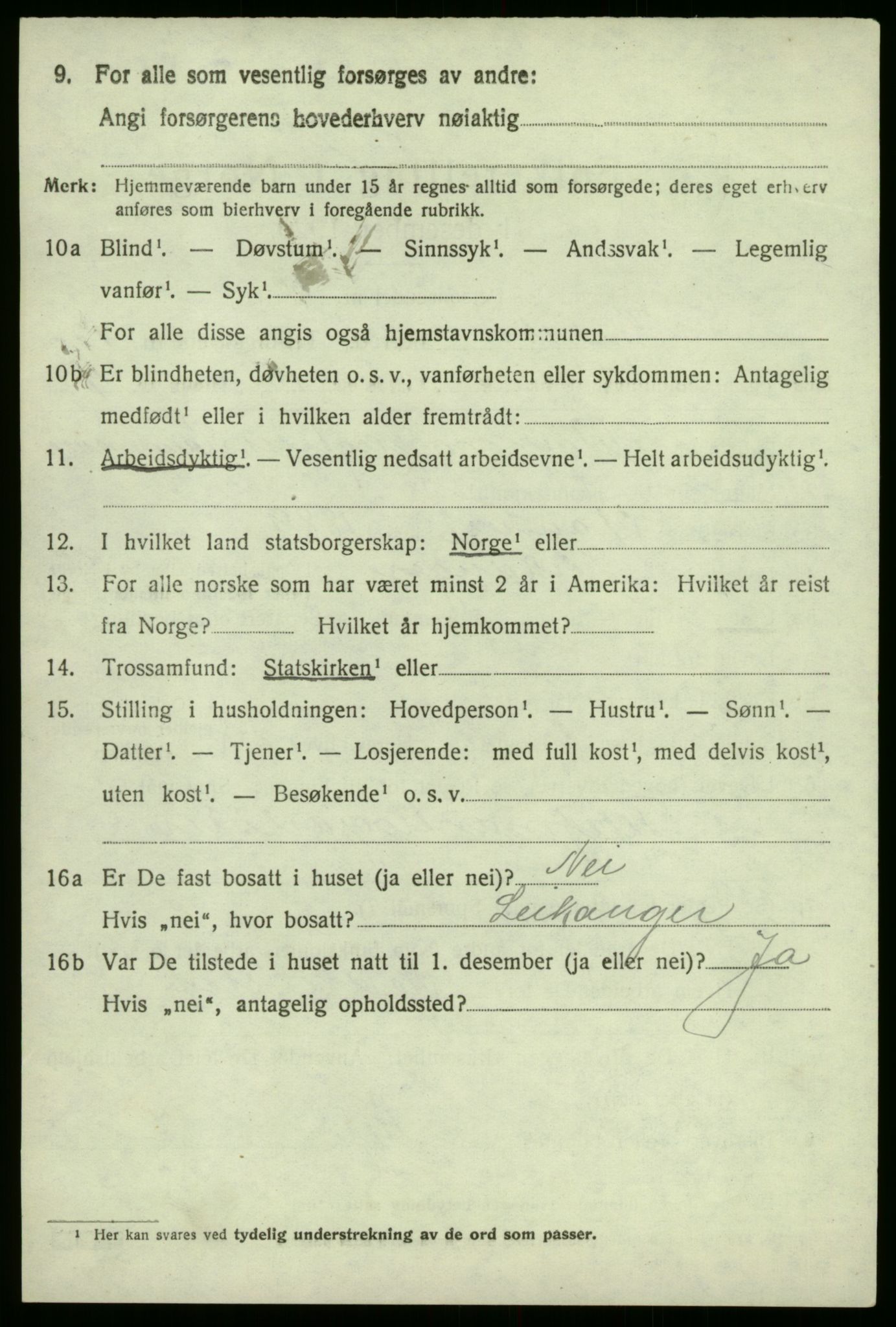 SAB, Folketelling 1920 for 1416 Kyrkjebø herred, 1920, s. 5970