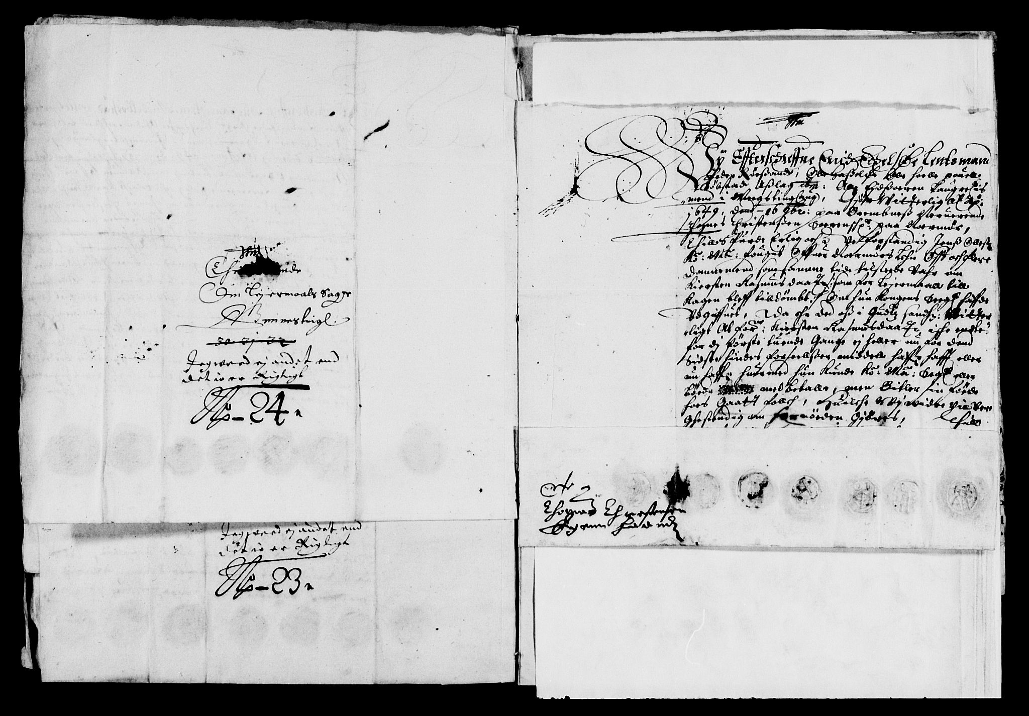 Rentekammeret inntil 1814, Reviderte regnskaper, Lensregnskaper, AV/RA-EA-5023/R/Rb/Rbw/L0094: Trondheim len, 1648-1650