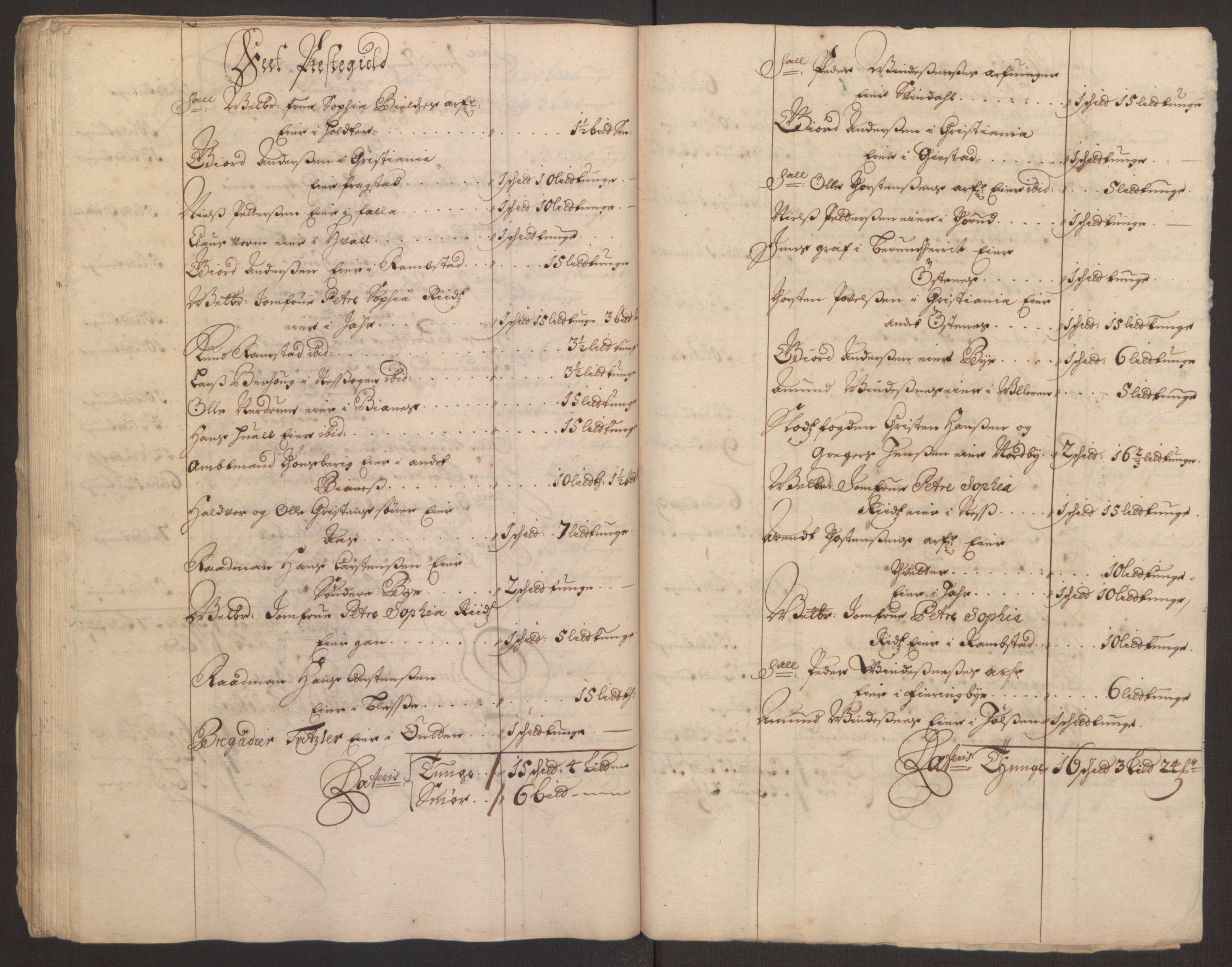 Rentekammeret inntil 1814, Reviderte regnskaper, Fogderegnskap, RA/EA-4092/R11/L0579: Fogderegnskap Nedre Romerike, 1694-1695, s. 161