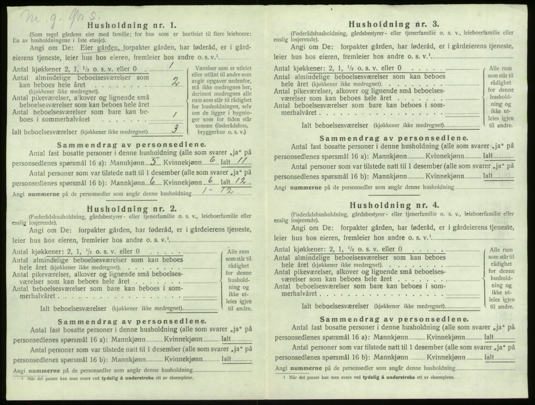 SAB, Folketelling 1920 for 1263 Lindås herred, 1920, s. 1071