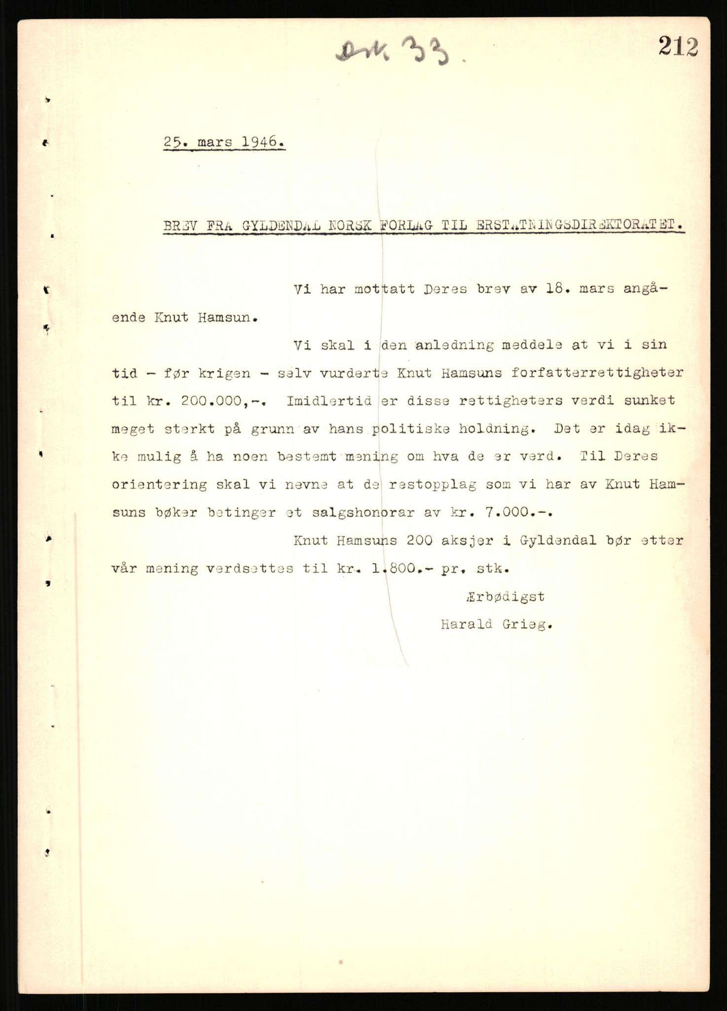 Landssvikarkivet, Arendal politikammer, RA/S-3138-25/D/Dc/L0029: Anr. 192/45, 1945-1951, s. 1058