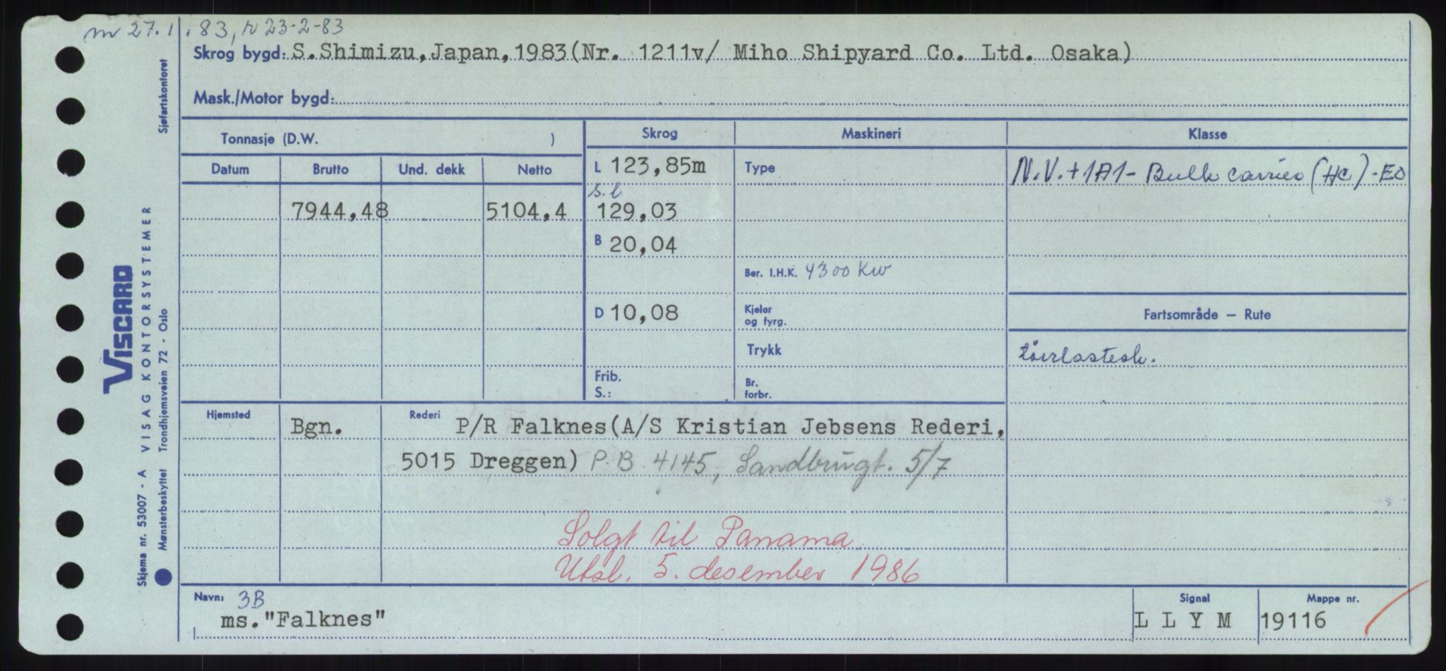 Sjøfartsdirektoratet med forløpere, Skipsmålingen, AV/RA-S-1627/H/Hd/L0010: Fartøy, F-Fjø, s. 93