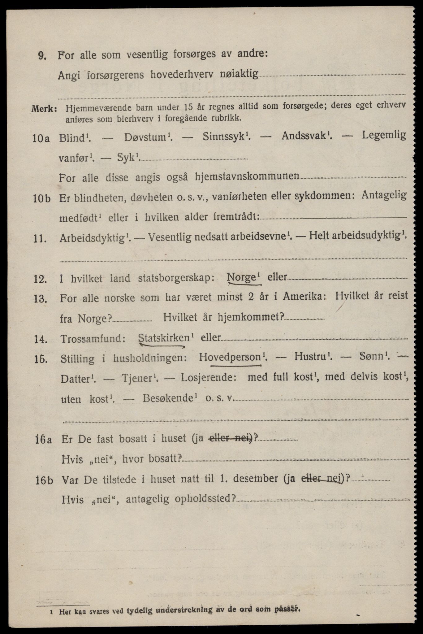 SAST, Folketelling 1920 for 1141 Finnøy herred, 1920, s. 2459