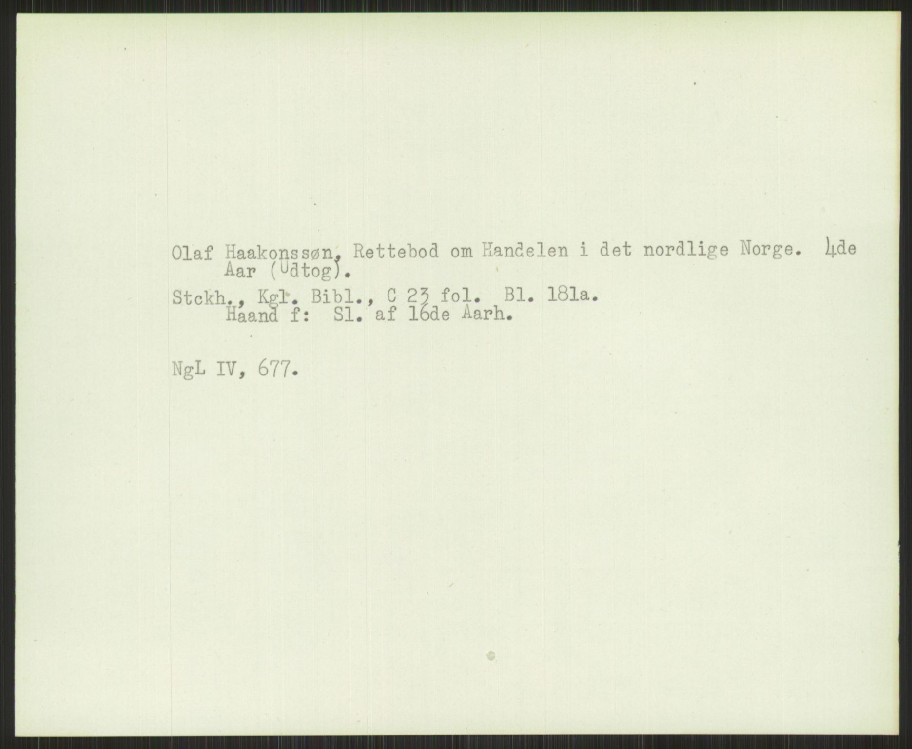 Norsk Historisk Kjeldeskrift-Institutt (NHKI), AV/RA-S-6117/G/Gc/L0030: Tematisk register til Gustav Storms håndskriftbeskrivelser i NgL bd. IV, 1381-1480, s. 157