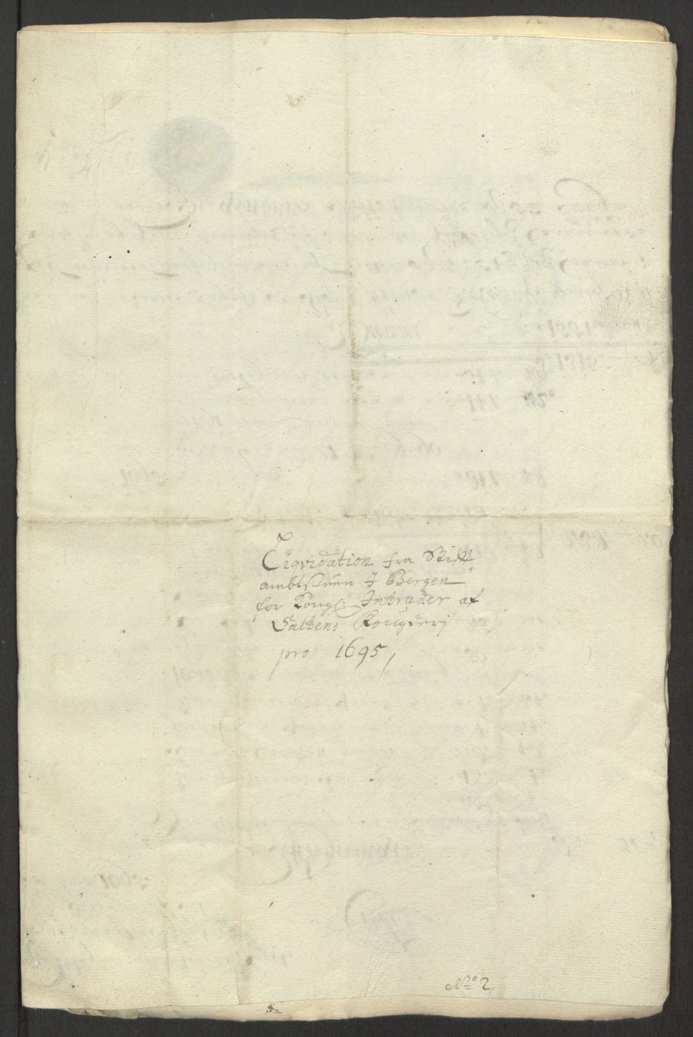 Rentekammeret inntil 1814, Reviderte regnskaper, Fogderegnskap, RA/EA-4092/R66/L4578: Fogderegnskap Salten, 1694-1696, s. 108