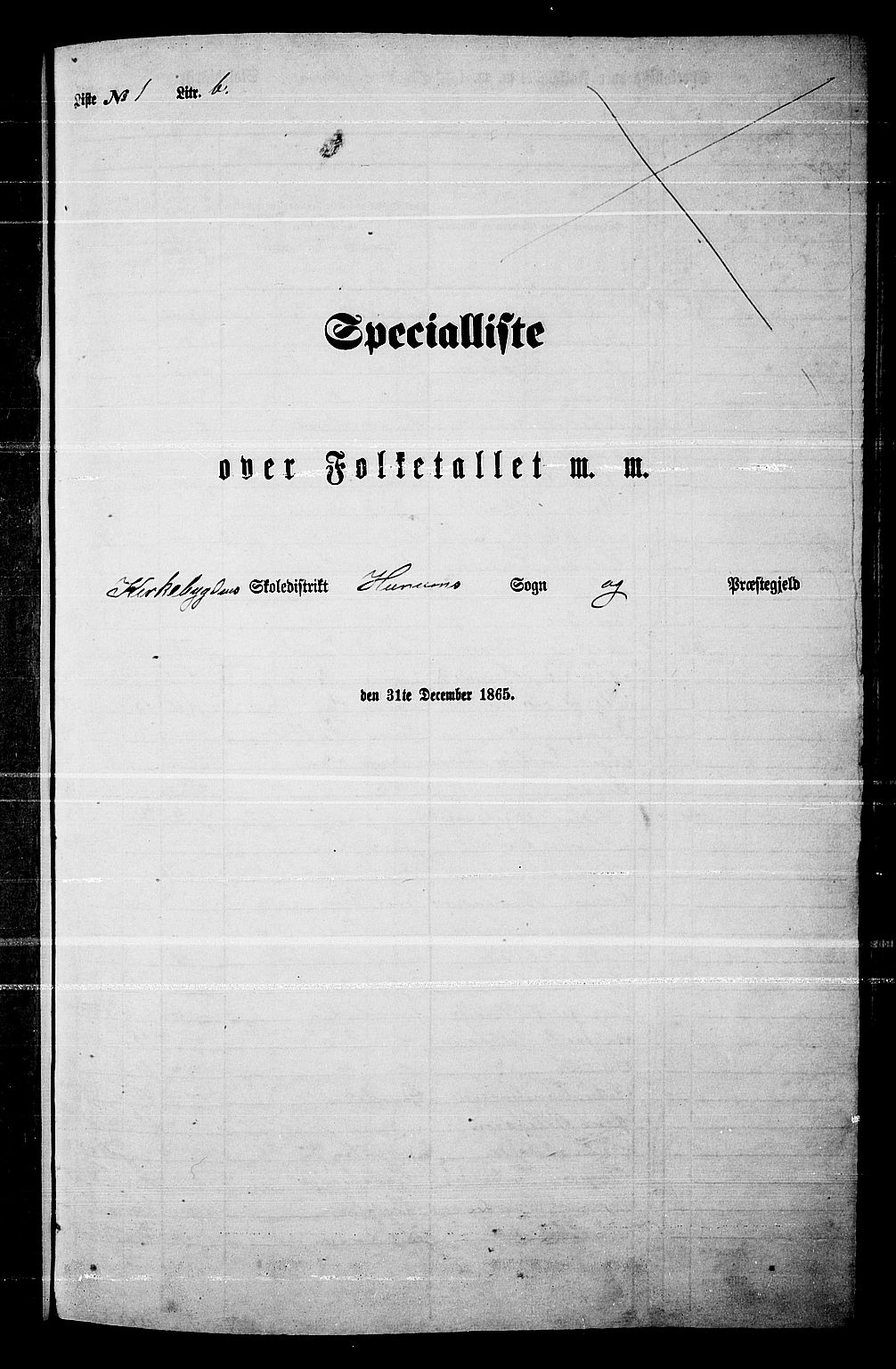 RA, Folketelling 1865 for 0628P Hurum prestegjeld, 1865, s. 18
